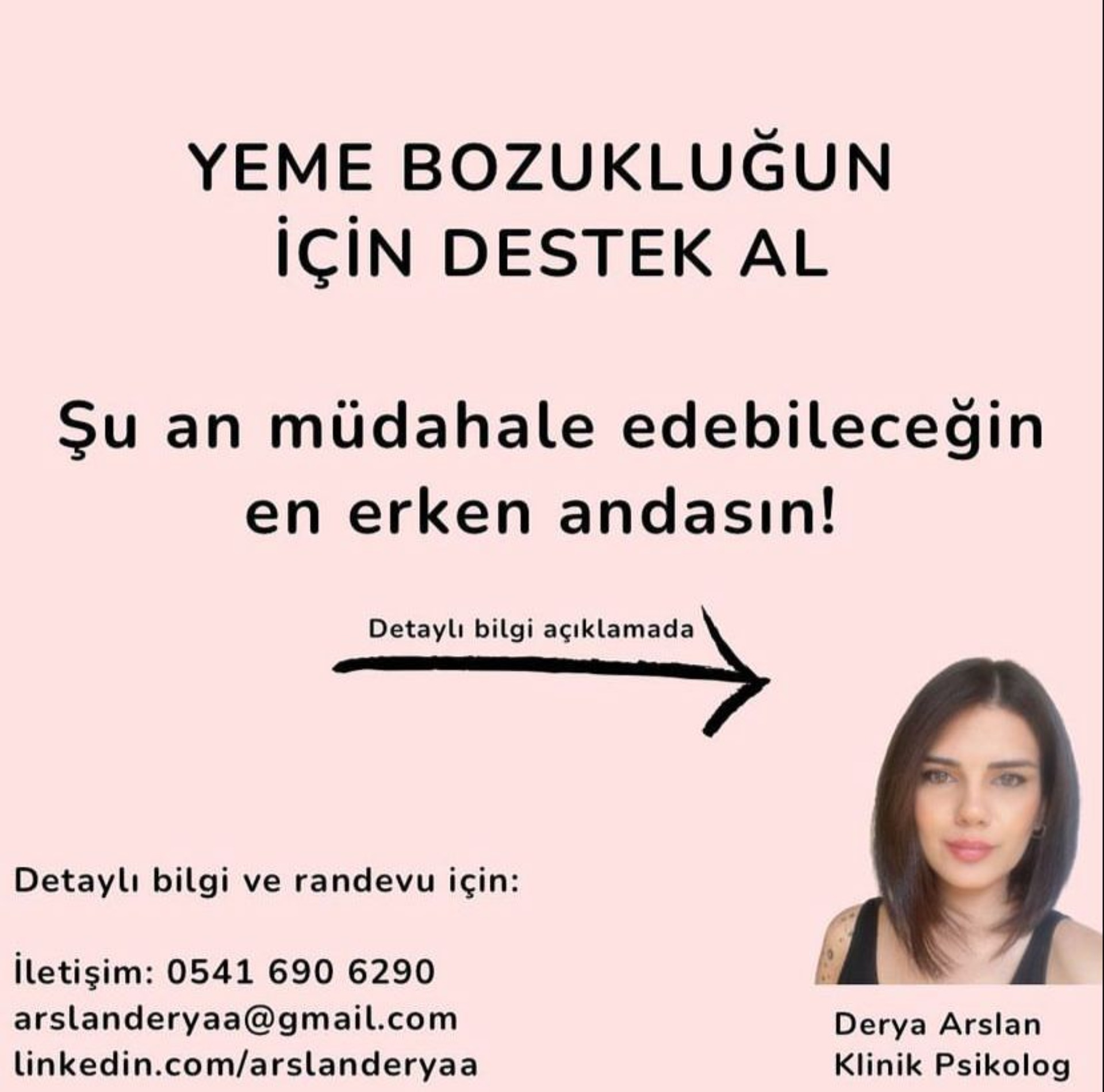 Yeme Bozukluğunla İlgili Destek Almak İçin ''Şu An'' En Erken An!