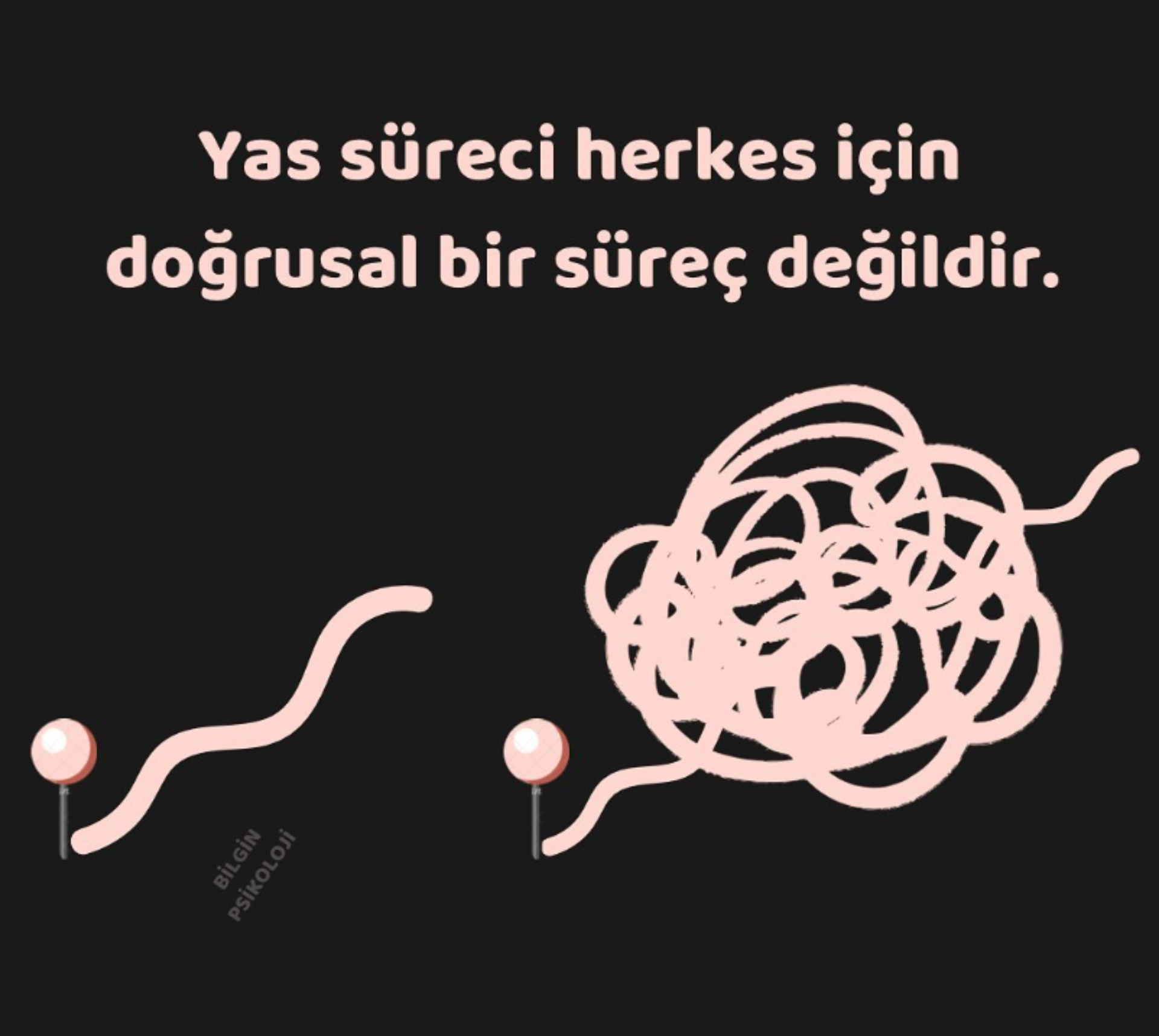Yas Süreci Herkes İçin Doğrusal bir Süreç değildir makalesi