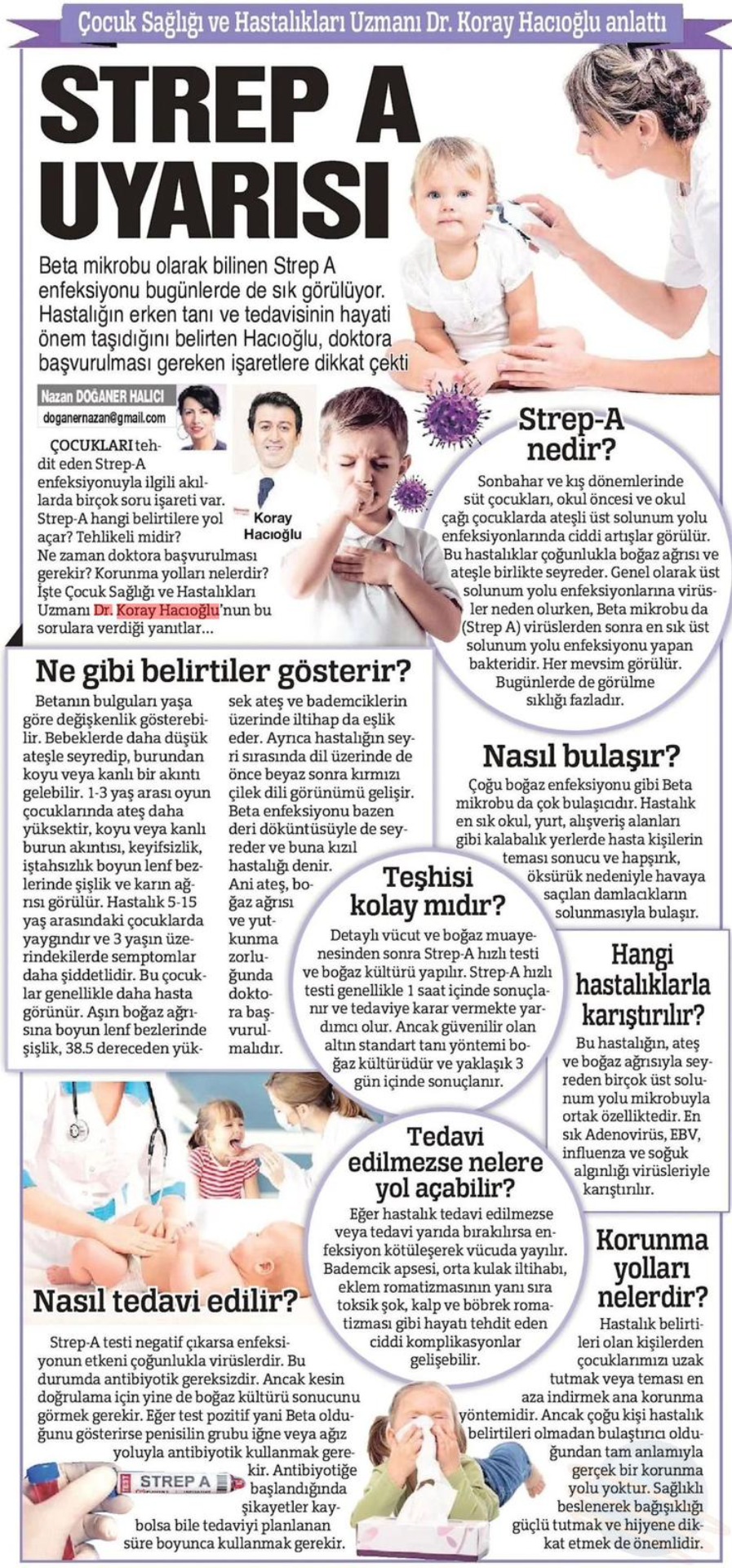 STREP-A UYARISI