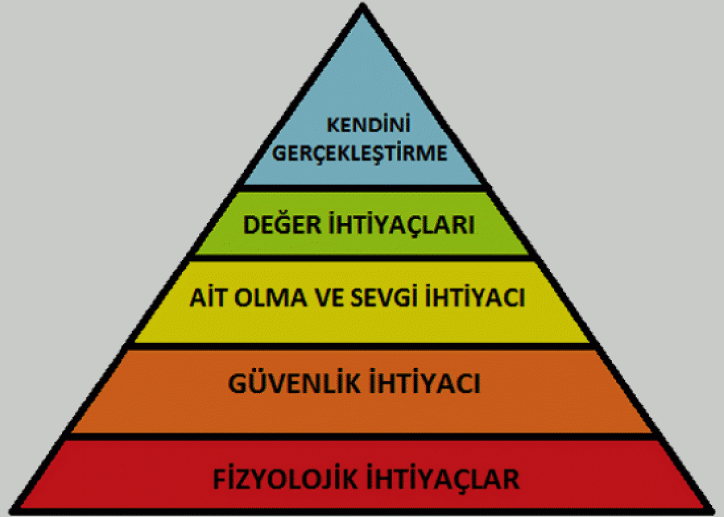 Maslow İhtiyaçlar Hiyerarşisi