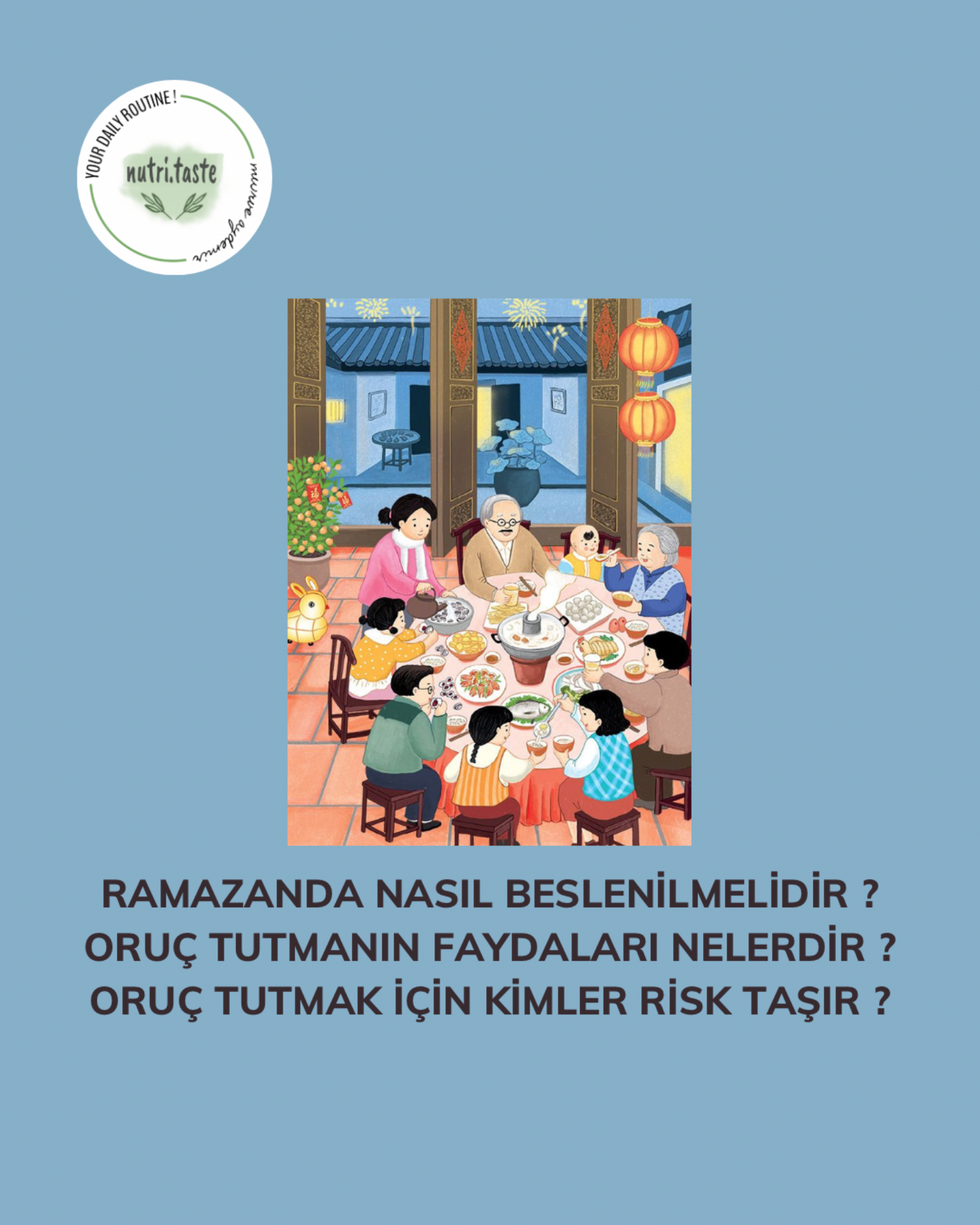 Oruç Tutmanın Faydaları Nelerdir? Ramazan'da Nasıl Beslenilmelidir ? Oruç Tutmak İçin Kimler Risk Taşır?