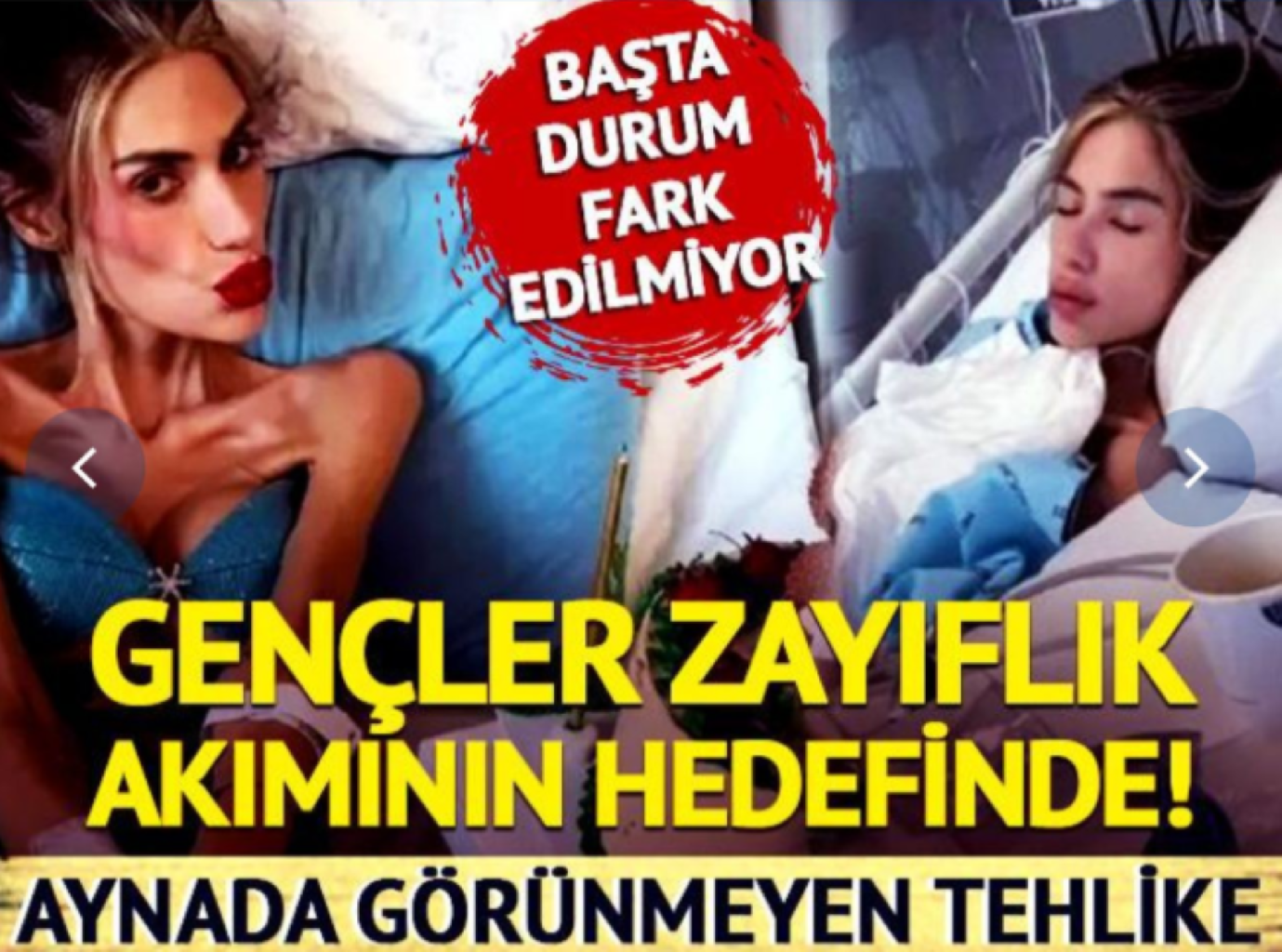 Sosyal medya 'aç' bırakıyor! İskelete dönmek işten değil