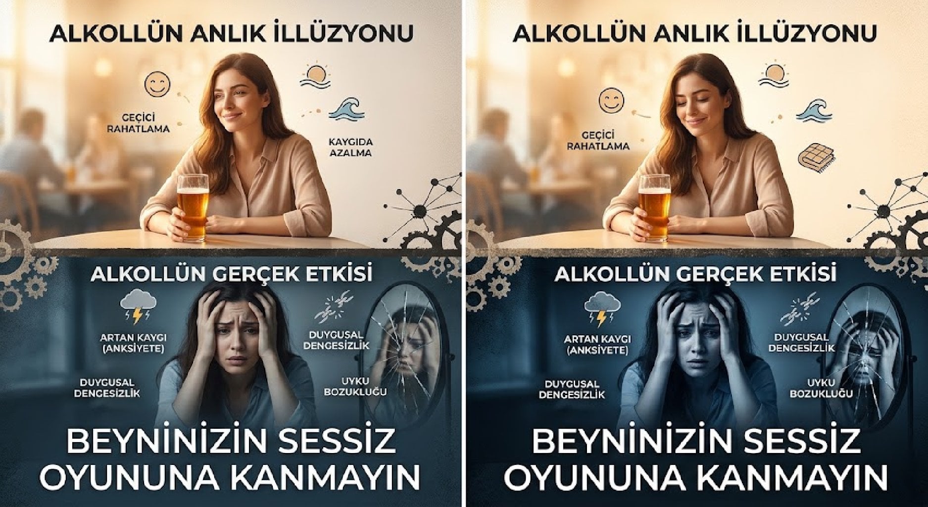 "Kısa Yoldan Rahatlama İllüzyonu: Alkolün Ruh Sağlığımıza Faturası"