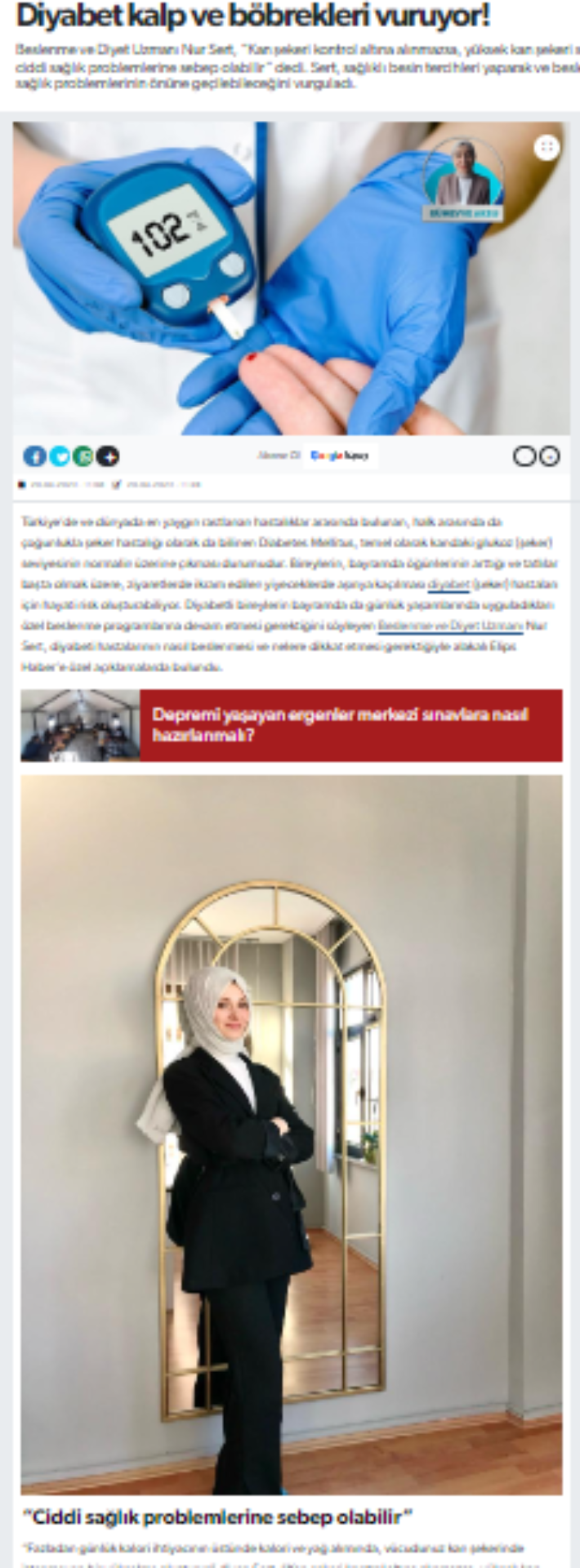 Diyabet kalp ve böbrekleri vuruyor!