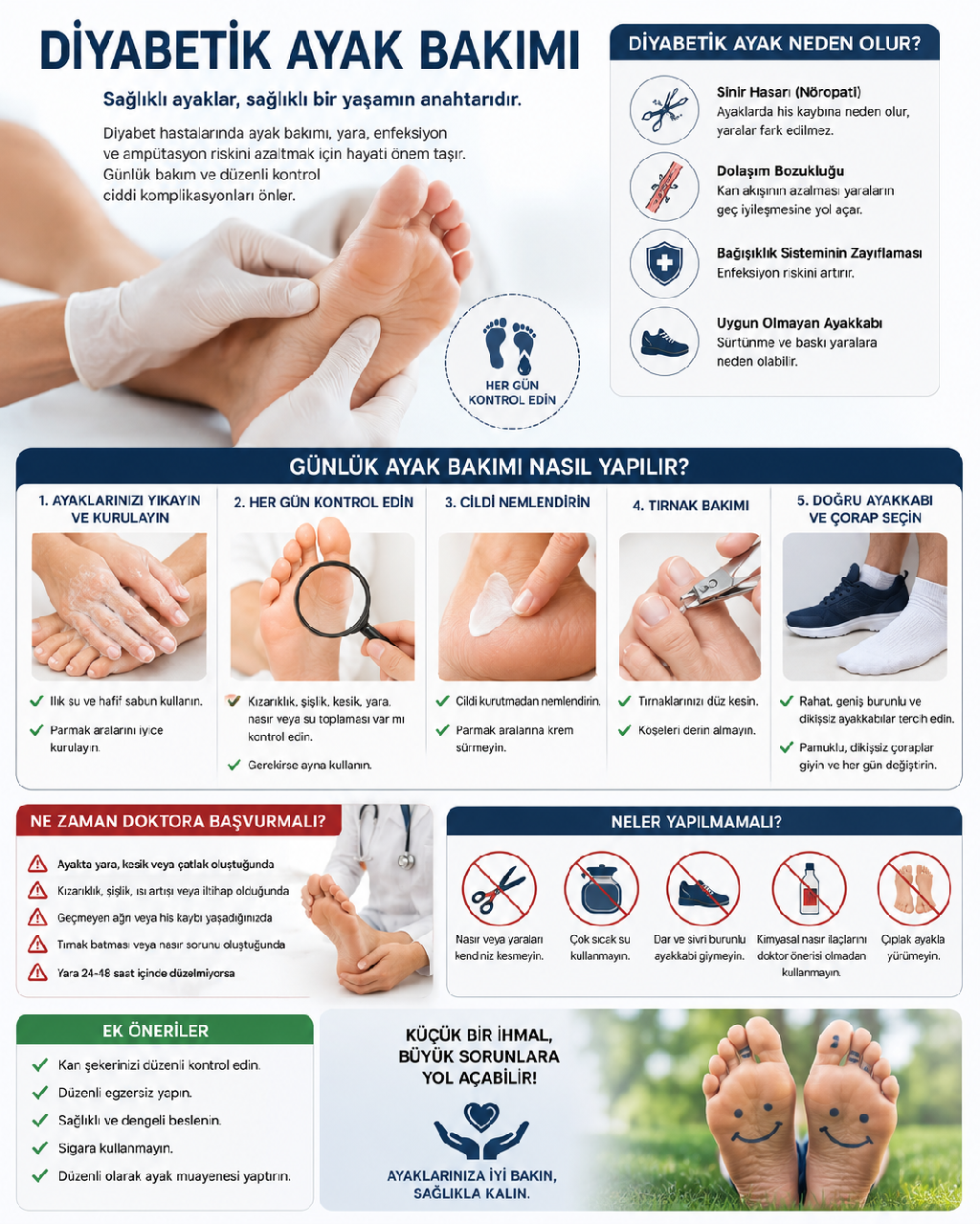 Diyabetik Ayak Bakımı Nedir? Nasıl Yapılır?