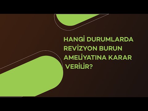 Hangi Durumlarda Revizyon Burun Ameliyatına Karar Verilir?
