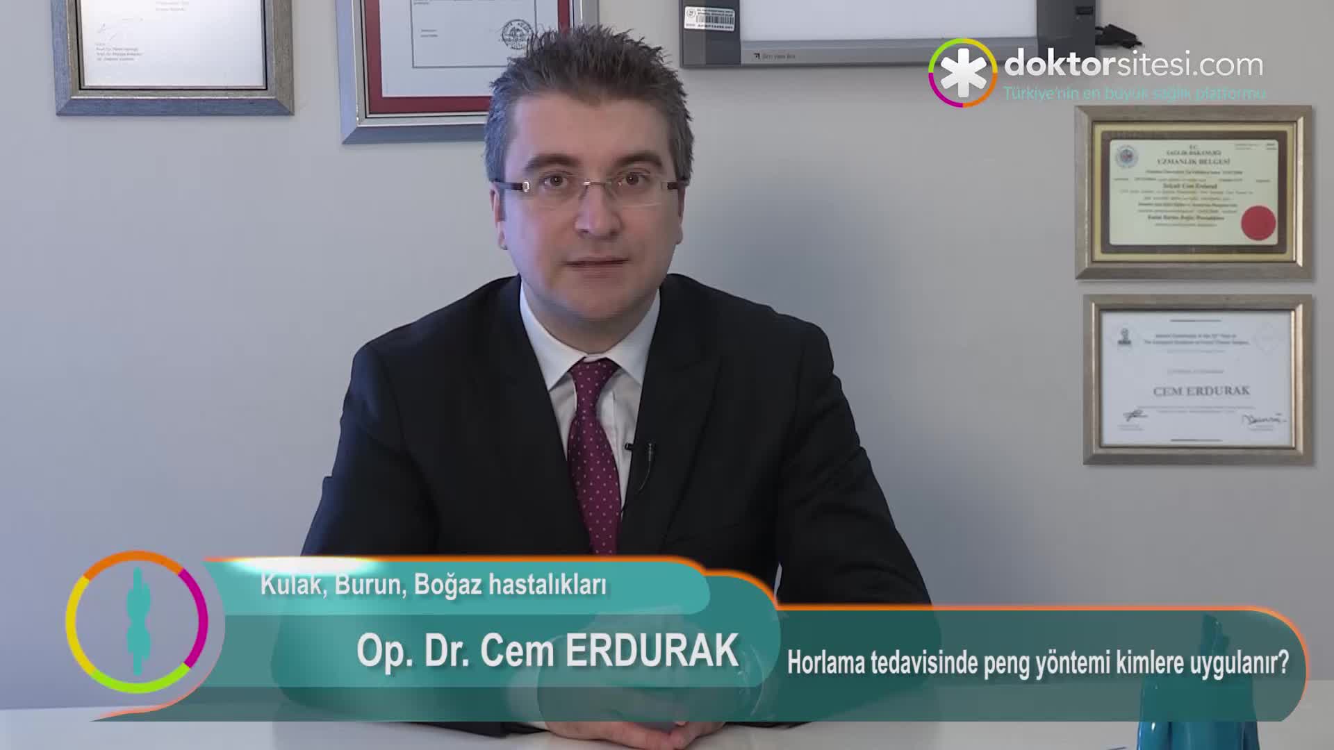 Horlama tedavisinde peng yöntemi kimlere uygulanır?