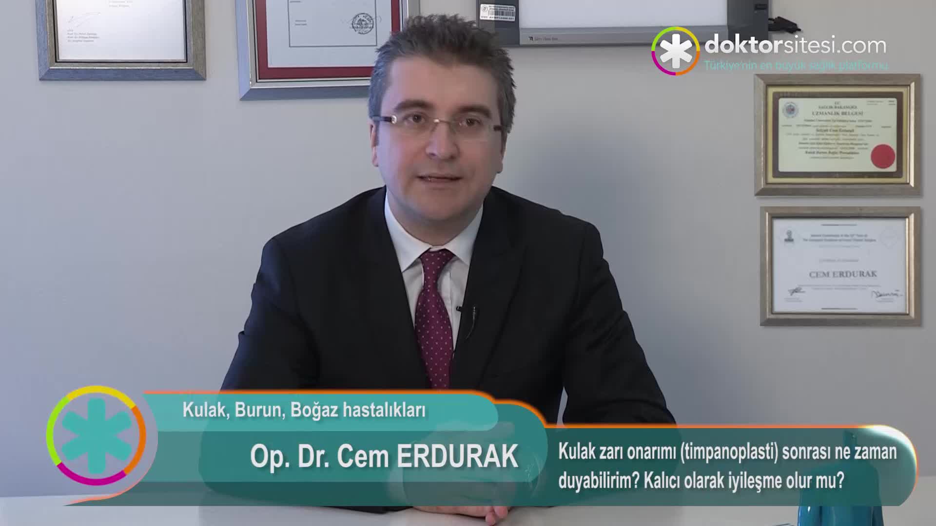 Kulak zarı onarımı (timpanoplasti) sonrası ne zaman duyabilirim? Kalıcı olarak iyileşme olur mu?