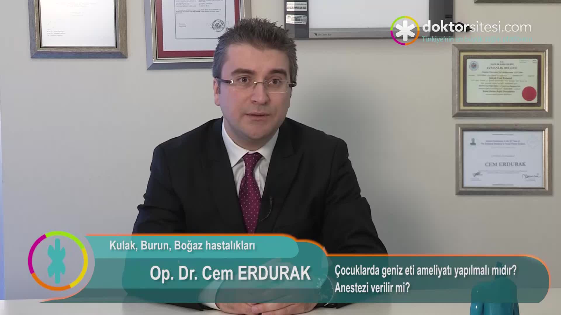 Çocuklarda geniz eti ameliyatı yapılmalı mıdır? Anestezi verilir mi?