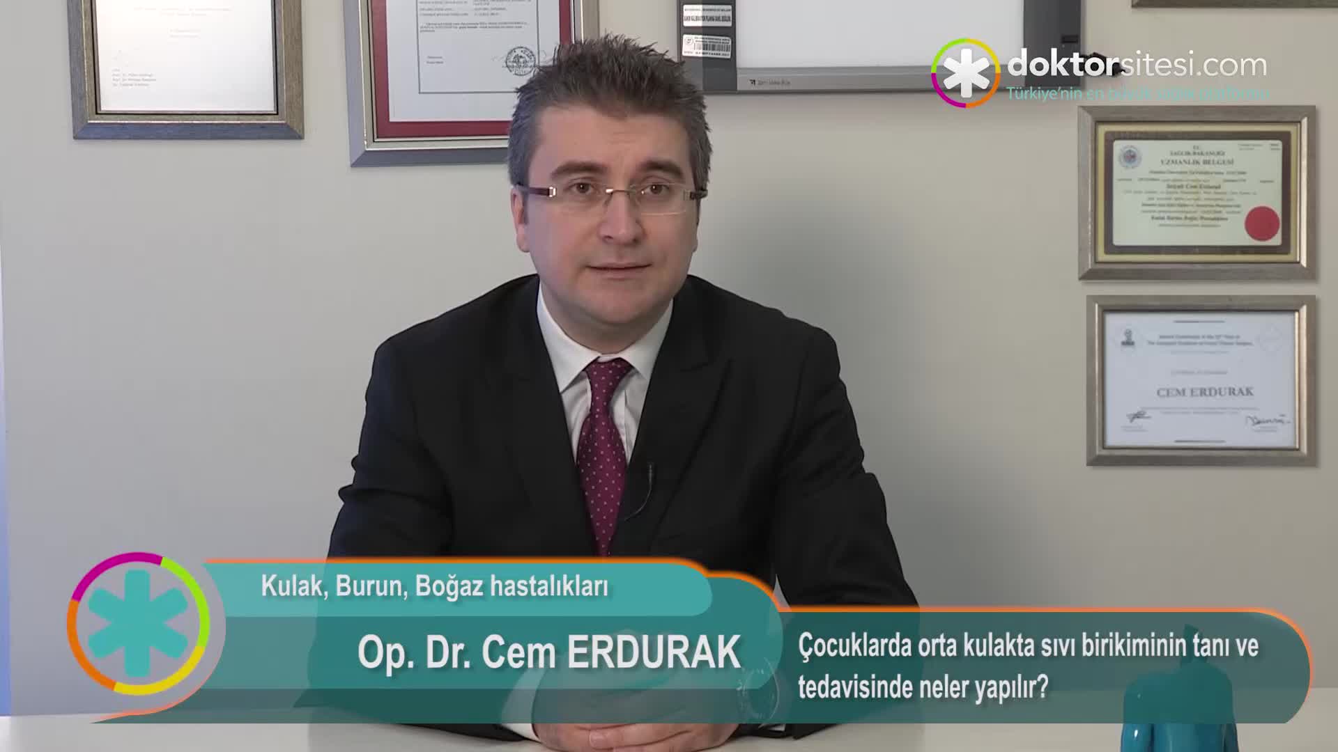 Çocuklarda orta kulakta sıvı birikiminin tanı ve tedavisinde neler yapılır?