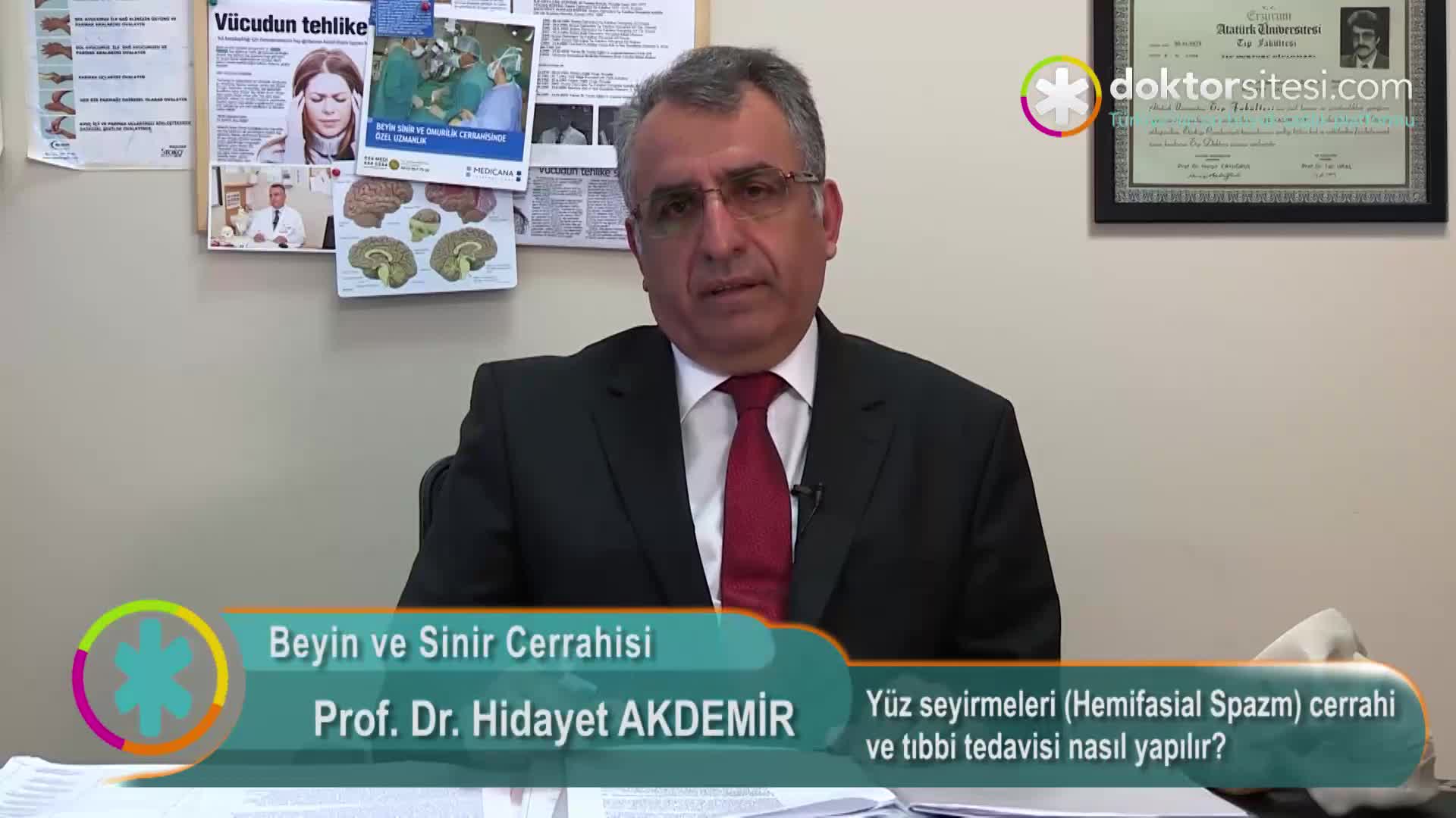 Yüz seyirmeleri (Hemifasial Spazm) cerrahi ve tıbbi tedavisi nasıl yapılır?