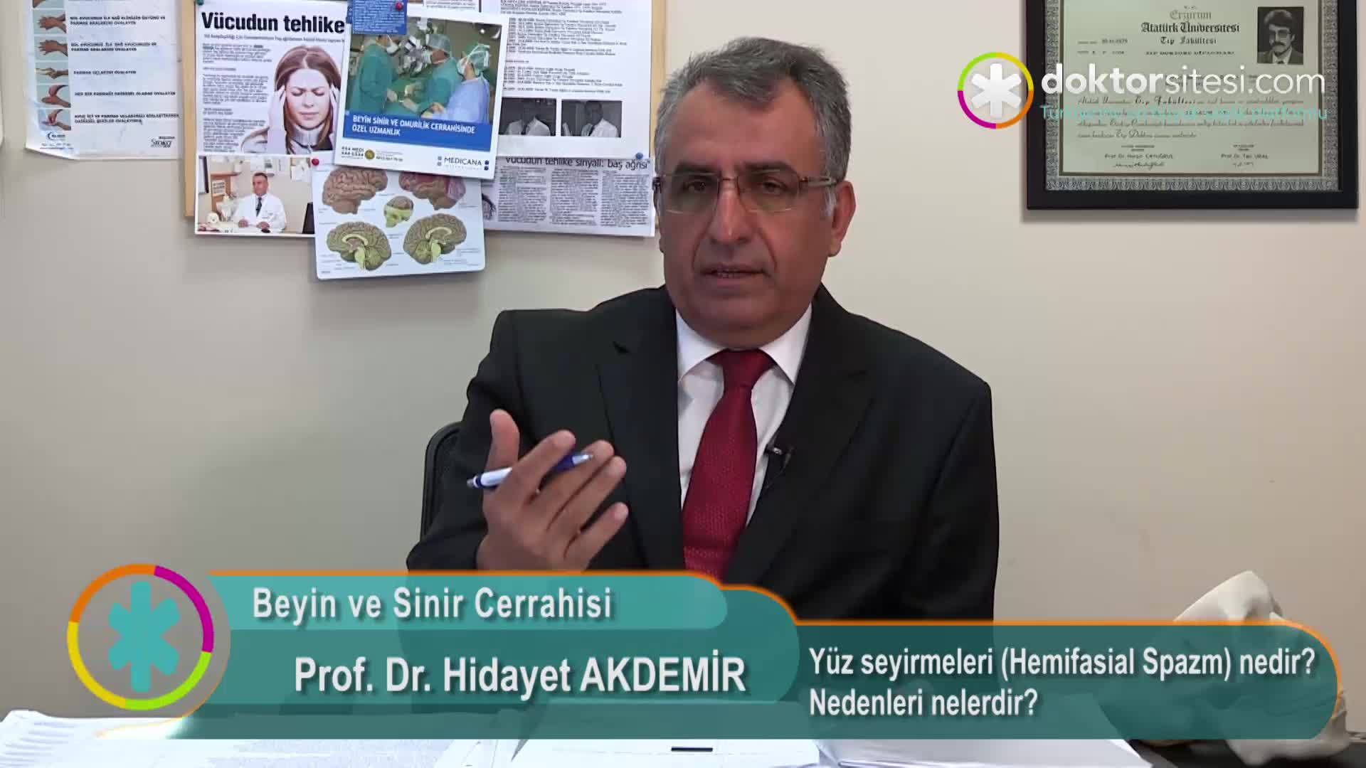 Yüz seyirmeleri (Hemifasial Spazm) nedir? Nedenleri nelerdir?