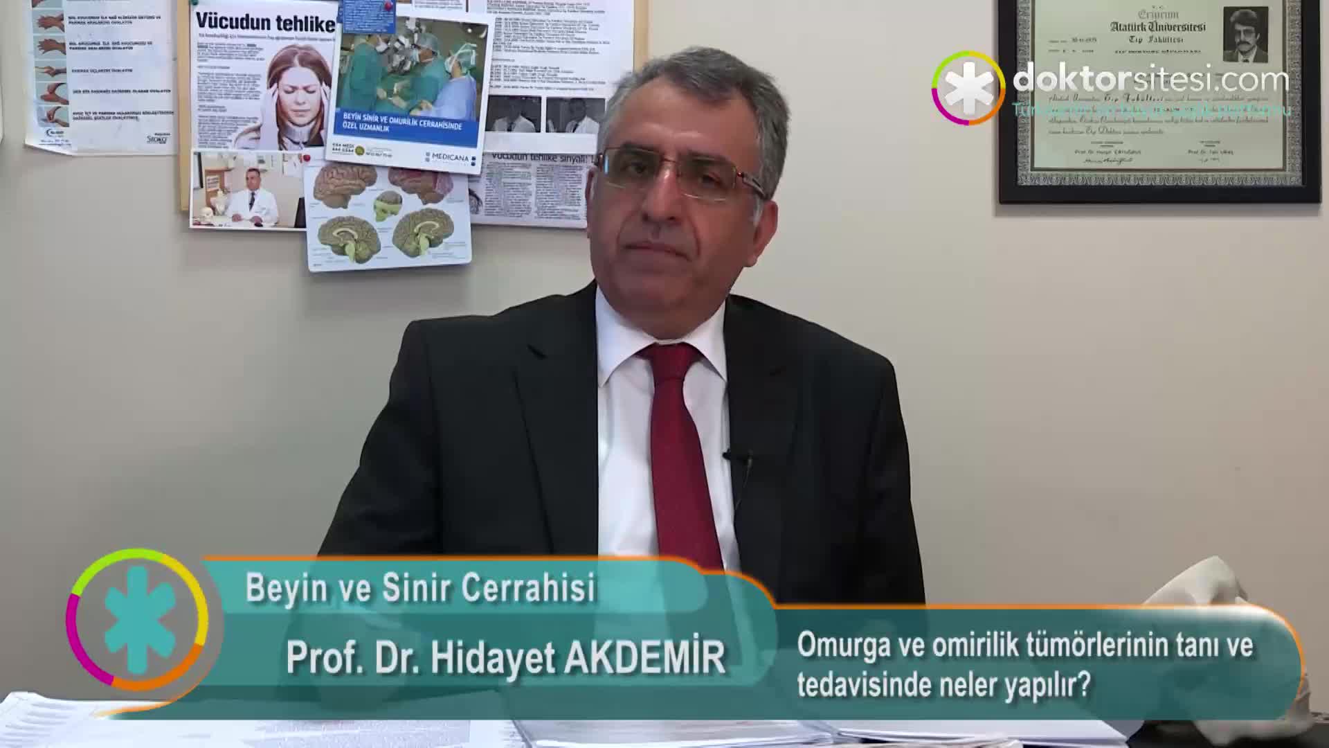 Omurga ve omurilik tümörlerinin tanı ve tedavisinde neler yapılır?