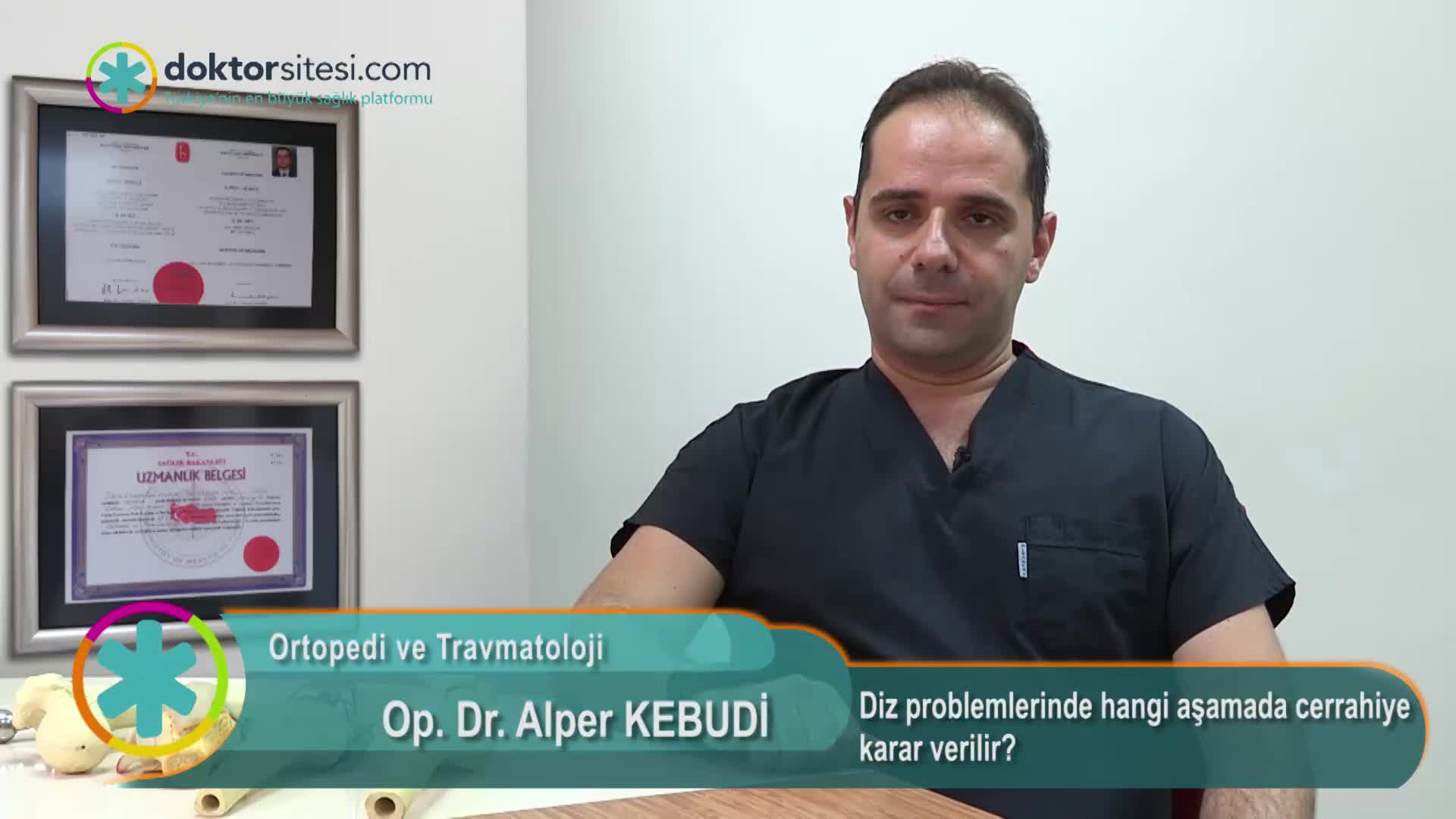 Diz problemlerinde hangi aşamada cerrahiye karar verilir?