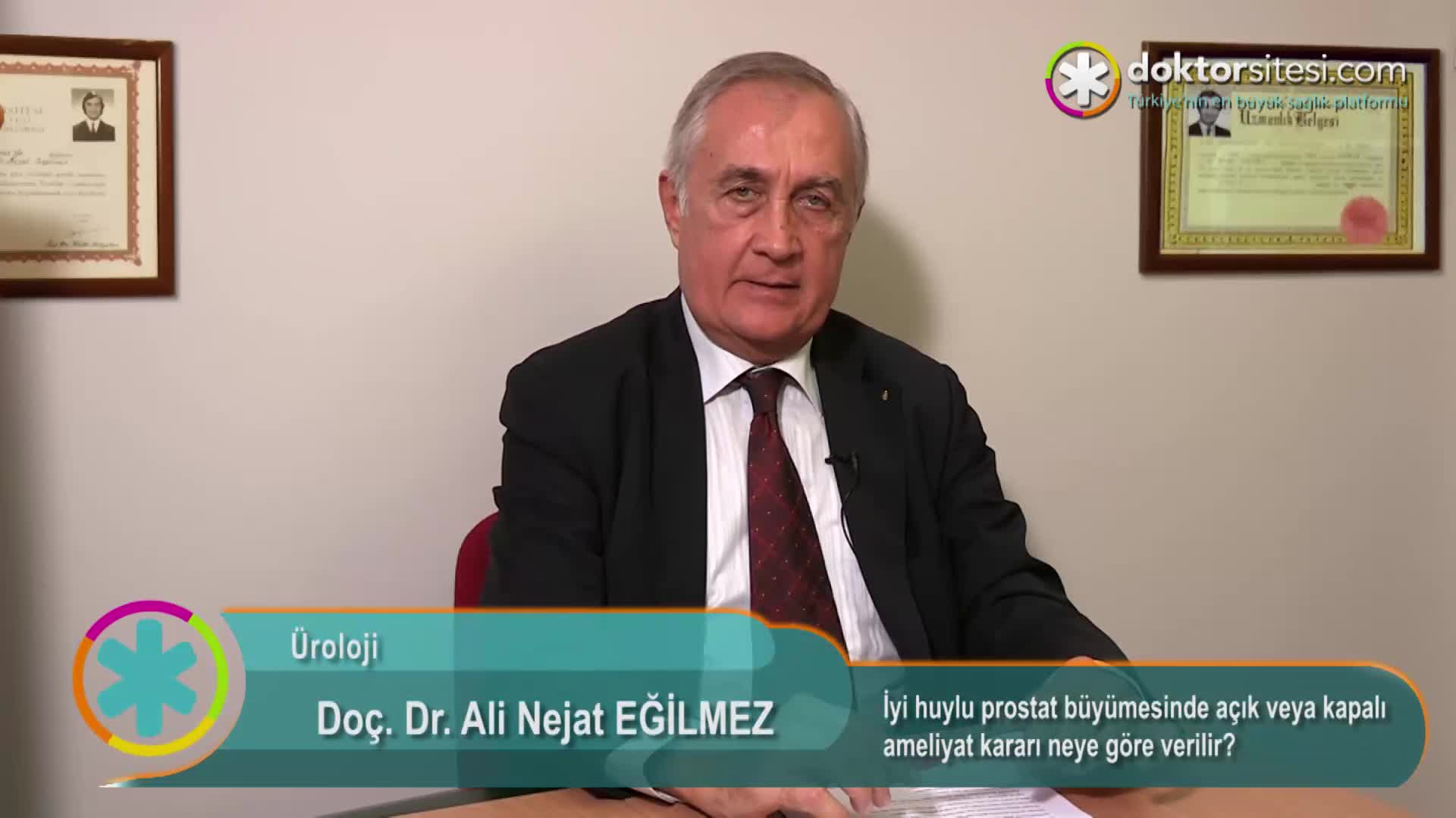 İyi huylu prostat büyümesinde açık veya kapalı ameliyat kararı neye göre verilir?