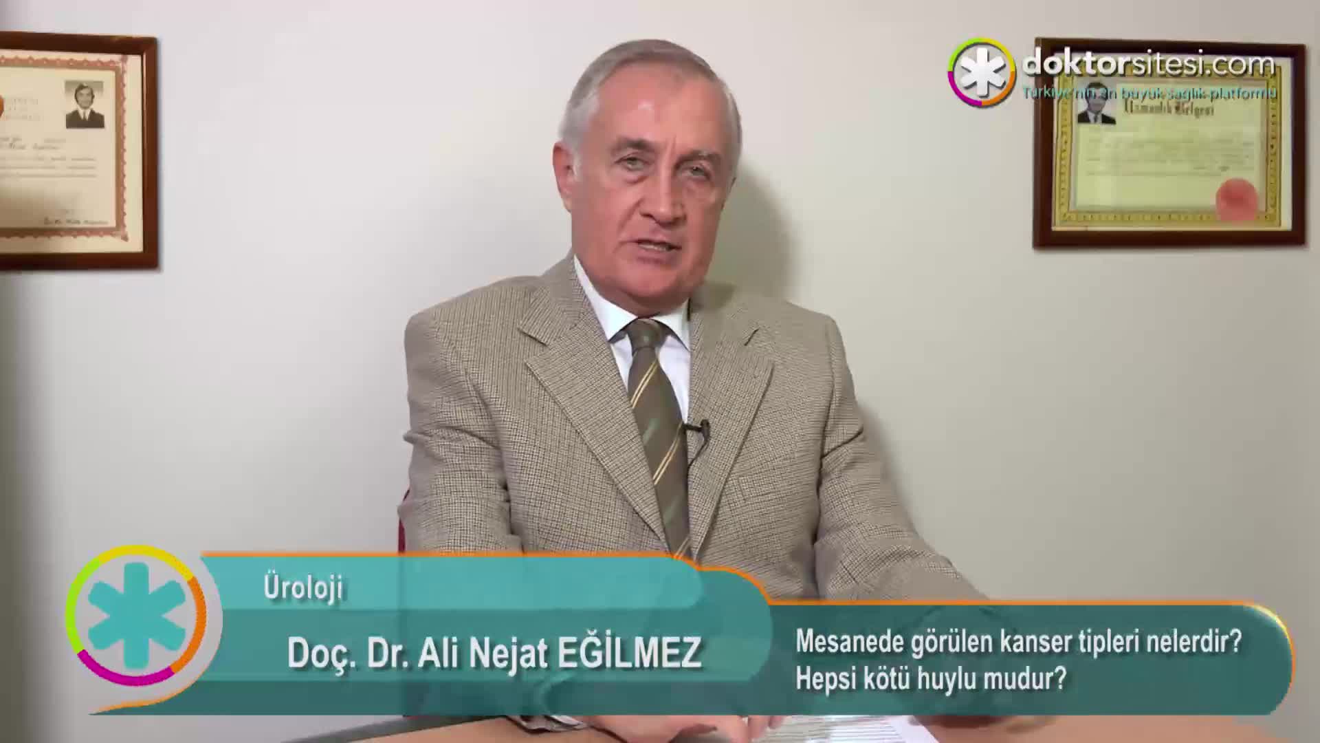 Mesanede görülen kanser tipleri nelerdir? Hepsi kötü huylu mudur?
