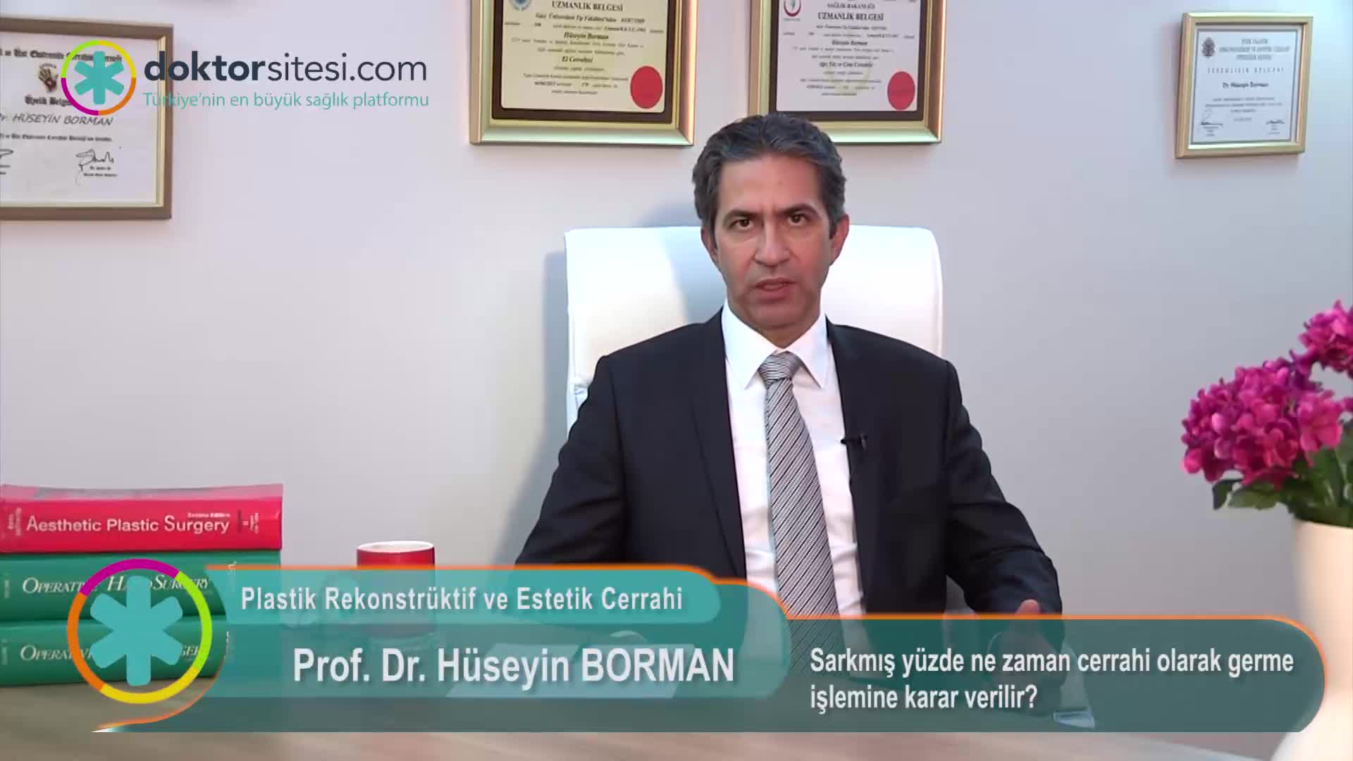 Sarkmış yüzde ne zaman cerrahi olarak germe işlemine karar verilir?