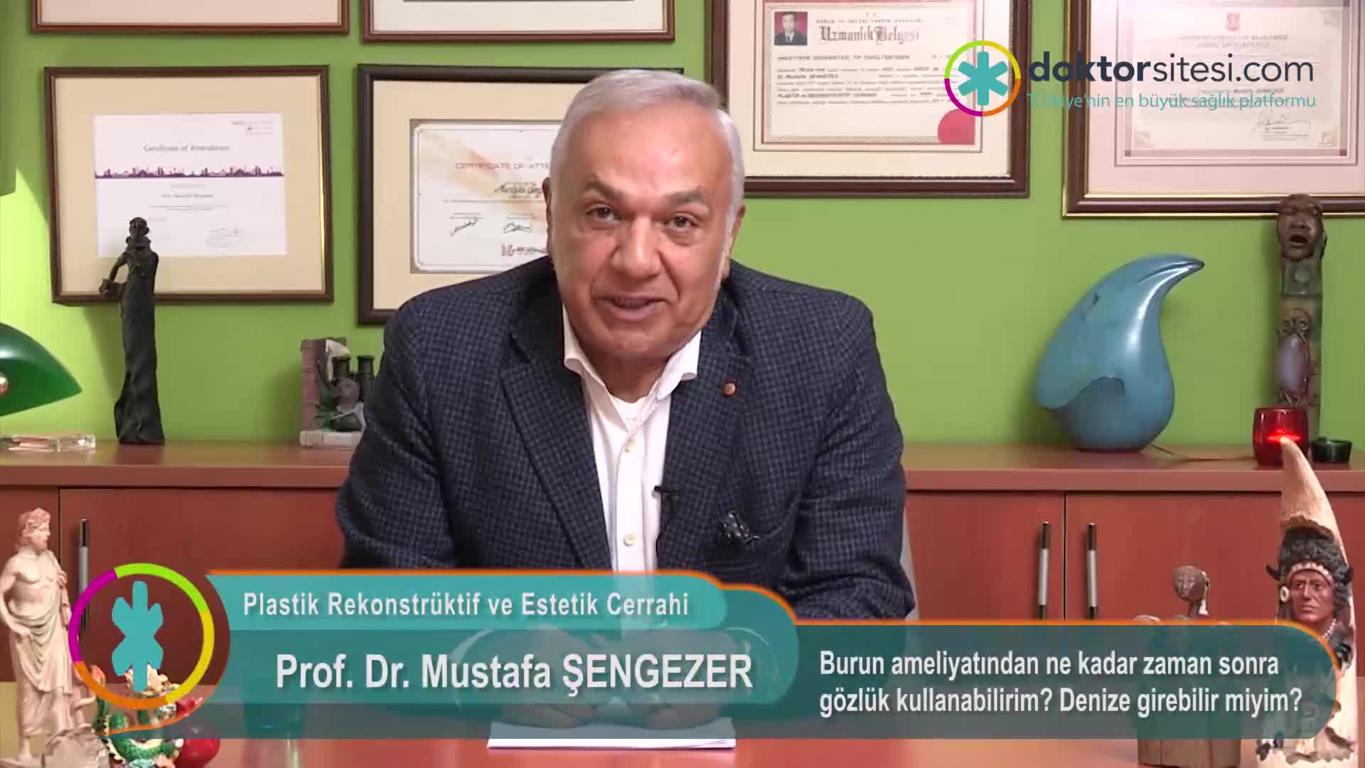 Burun ameliyatından ne kadar zaman sonra gözlük kullanabilirim? Denize girebilir miyim?