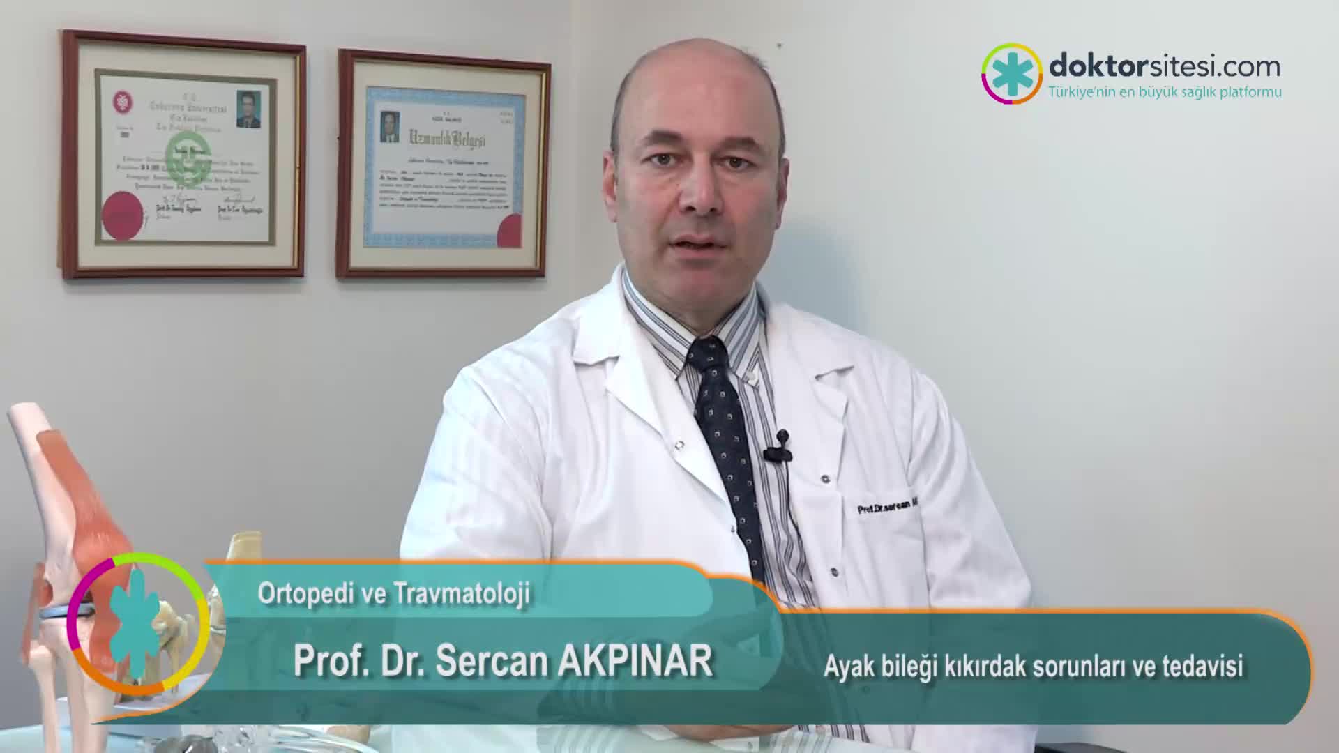 Ayak bileği kıkırdak sorunları ve tedavisi