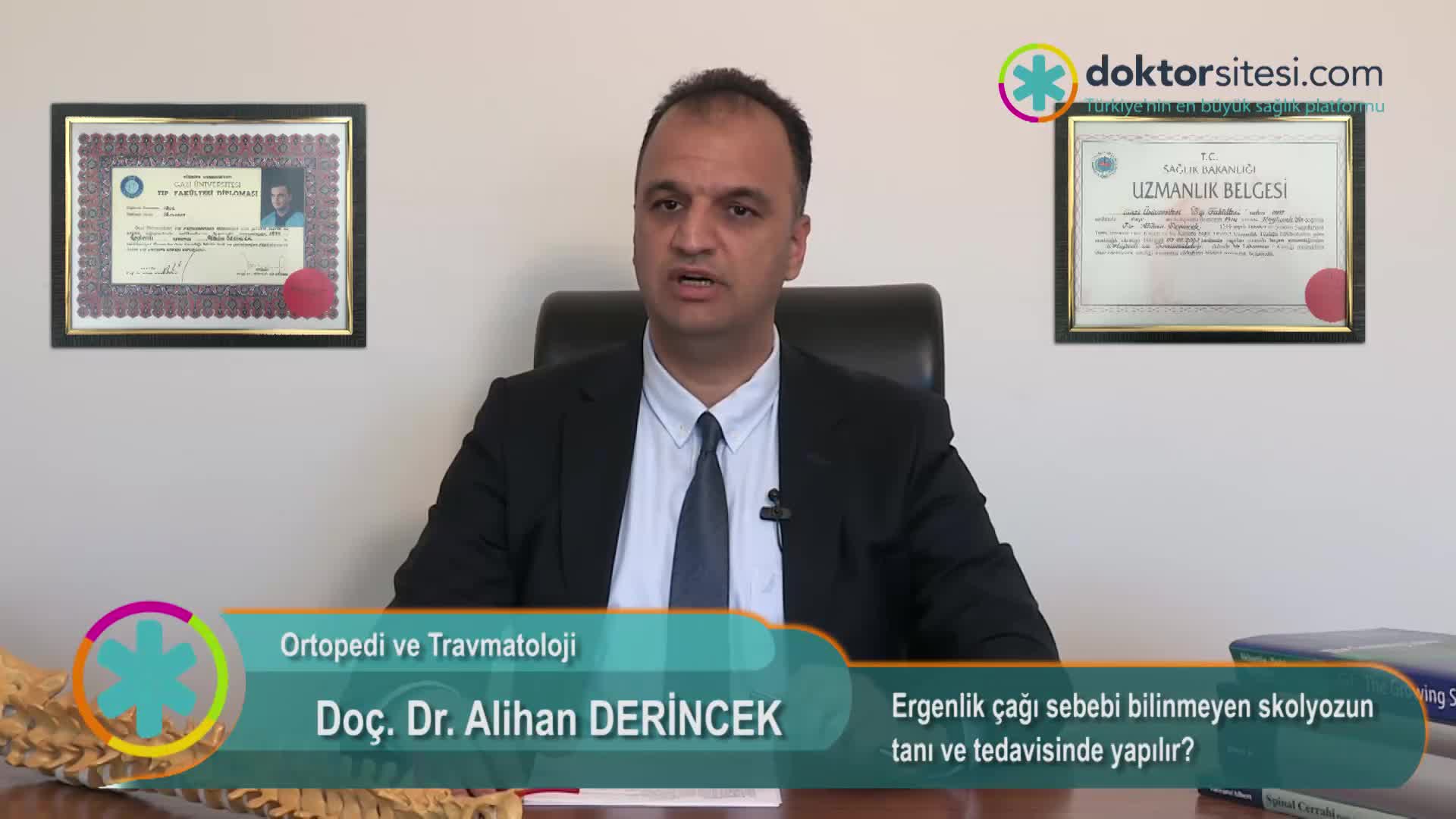 Ergenlik çağı sebebi bilinmeyen skolyozun tanı ve tedavisinde yapılır?
