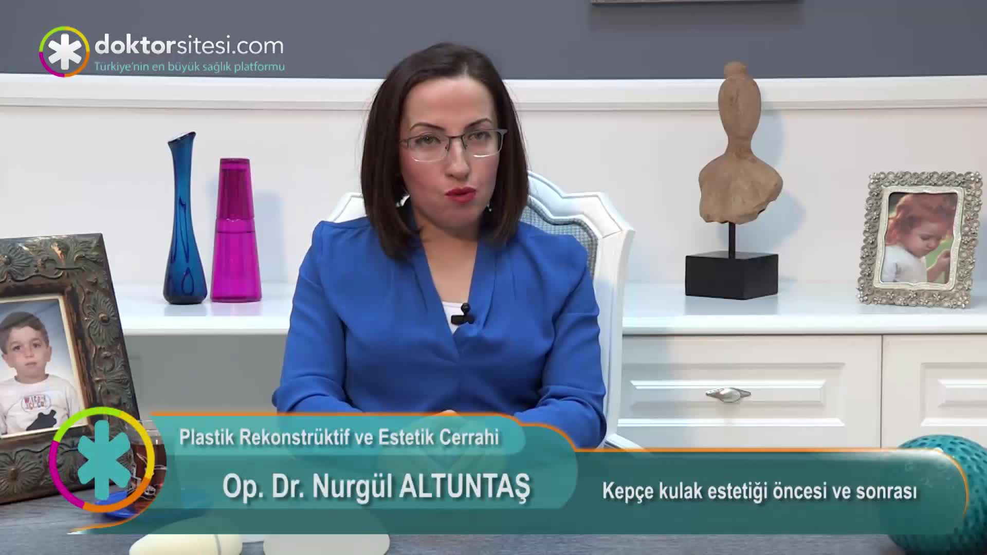 Kepçe kulak estetiği öncesi ve sonrası