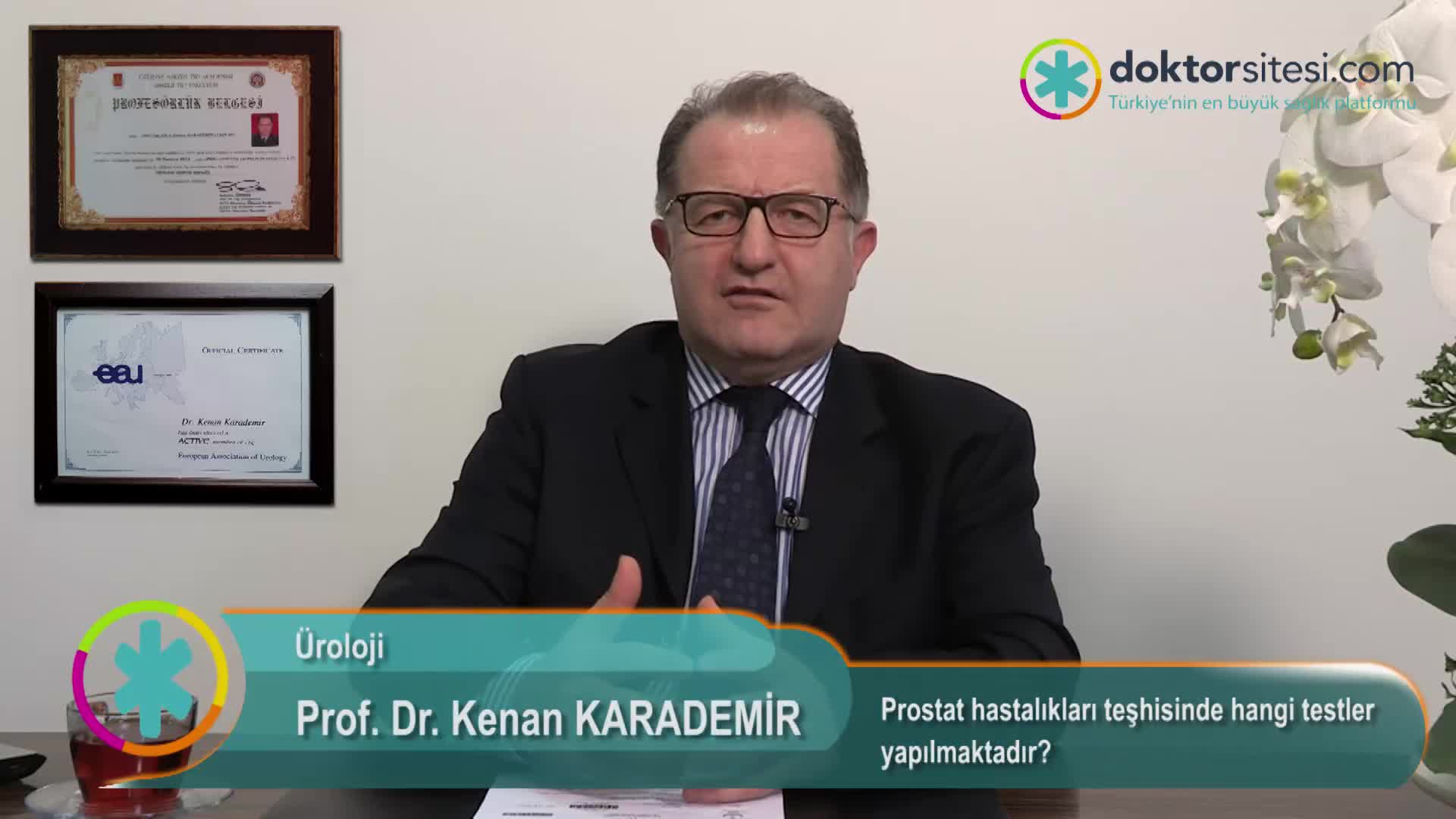 Prostat hastalıkları teşhisinde hangi testler yapılmaktadır?