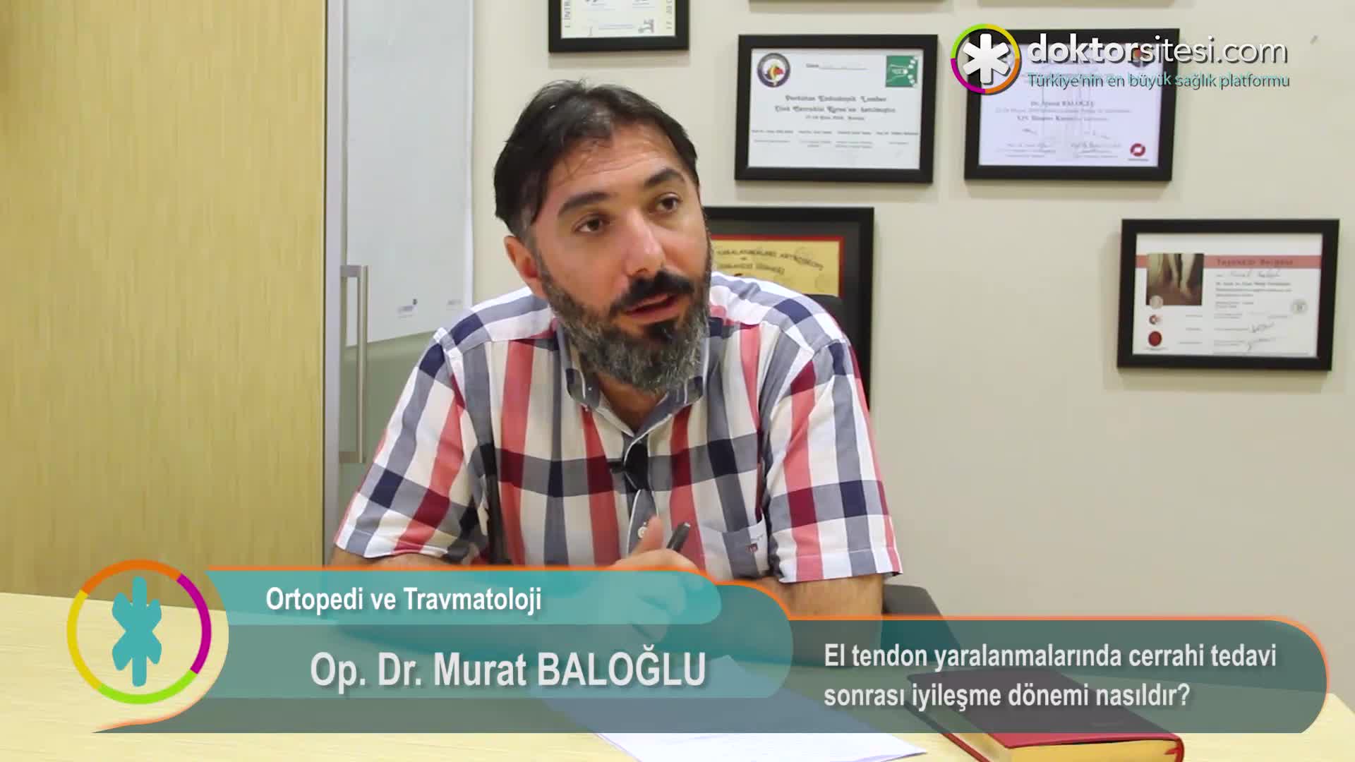 El tendon yaralanmalarında cerrahi tedavi sonrası iyileşme dönemi nasıldır?