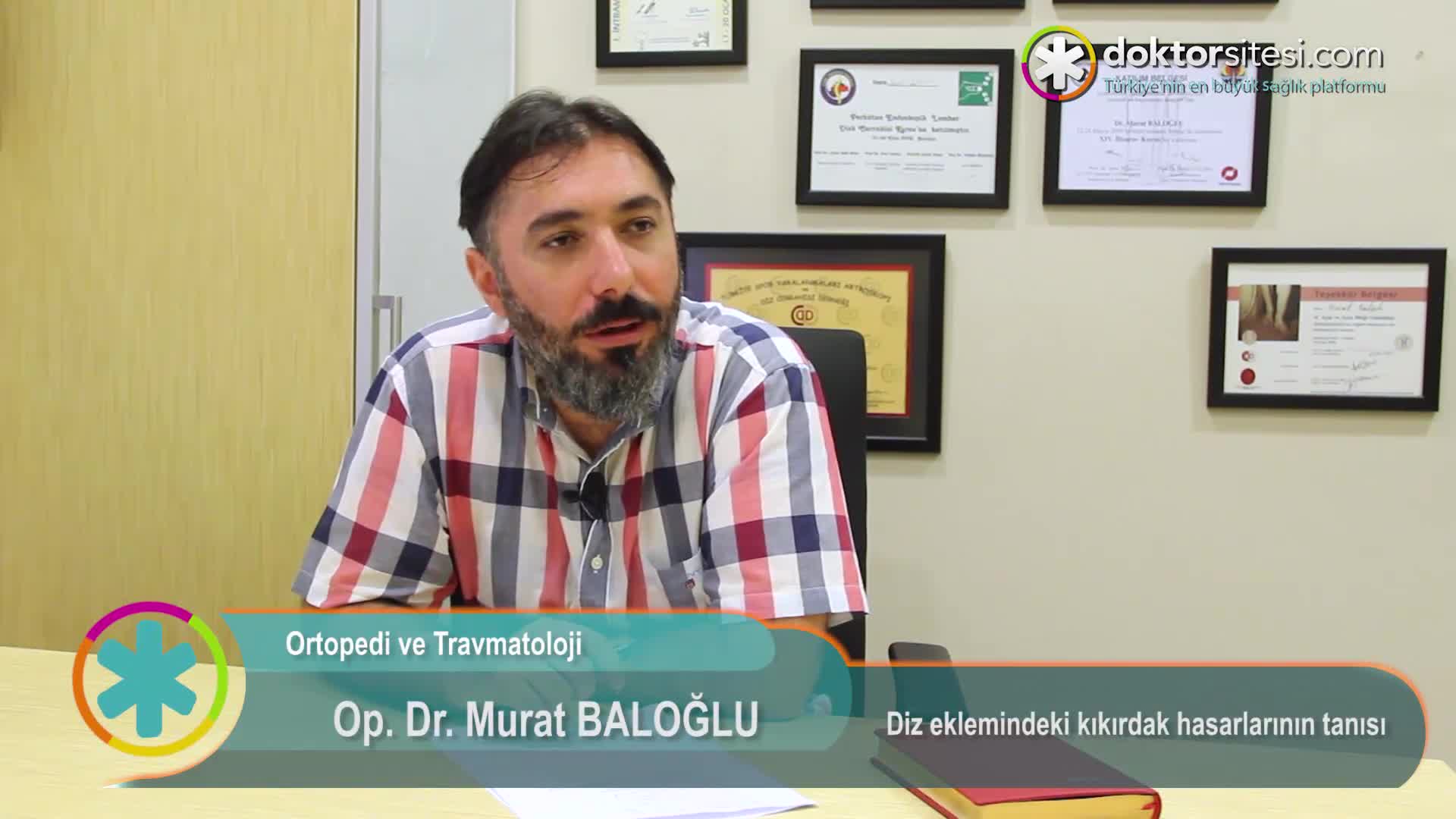 Diz eklemindeki kıkırdak hasarlarının tanısı