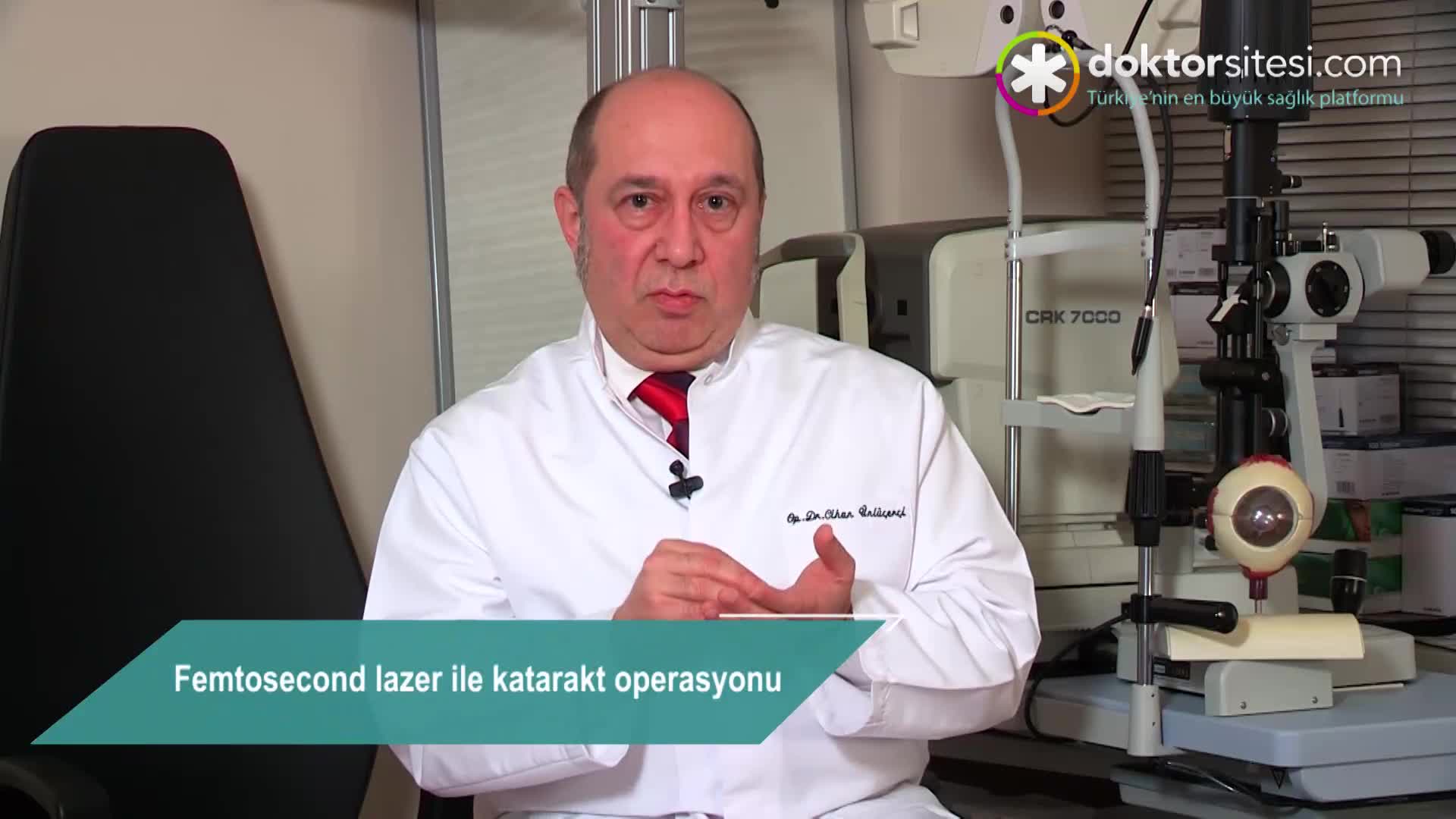 Femtosecond lazer ile katarakt operasyonu