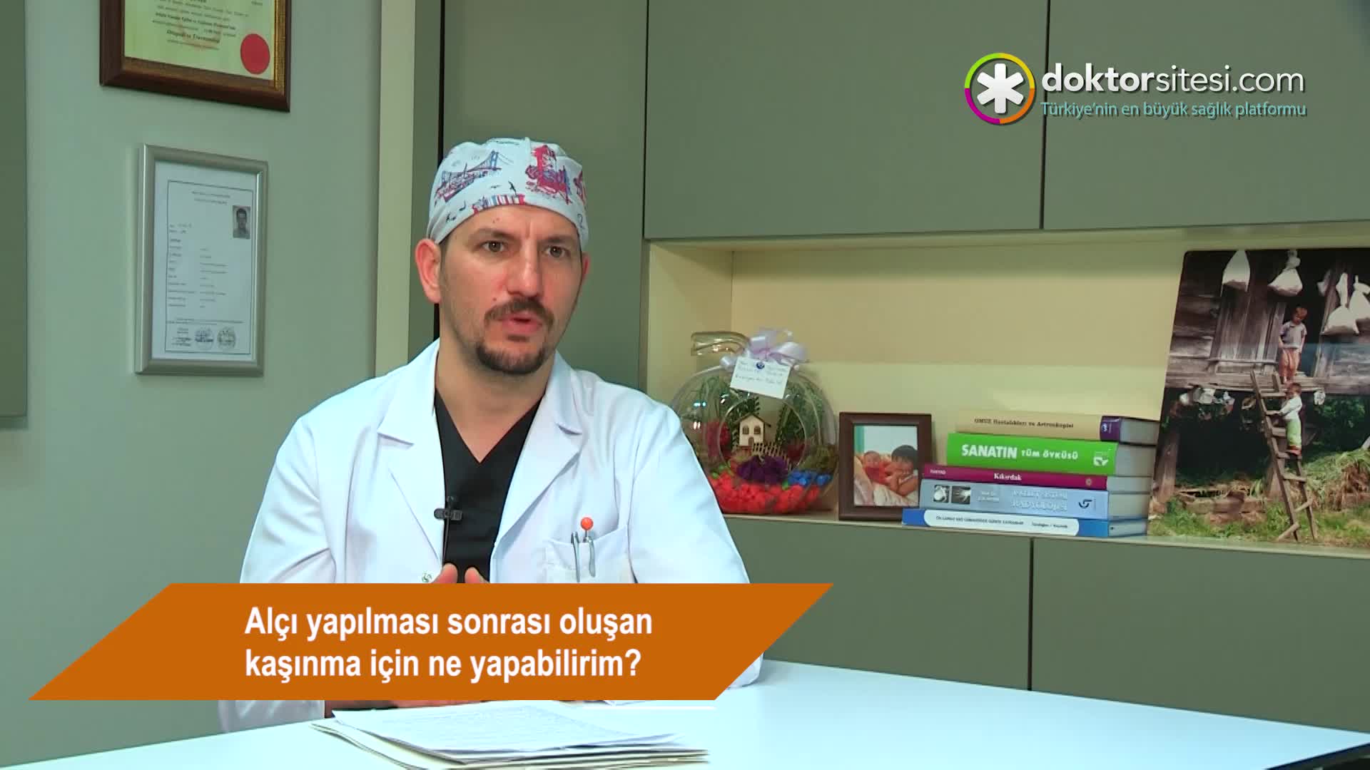 Alçı yapılması sonrası oluşan kaşınma için ne yapabilirim?
