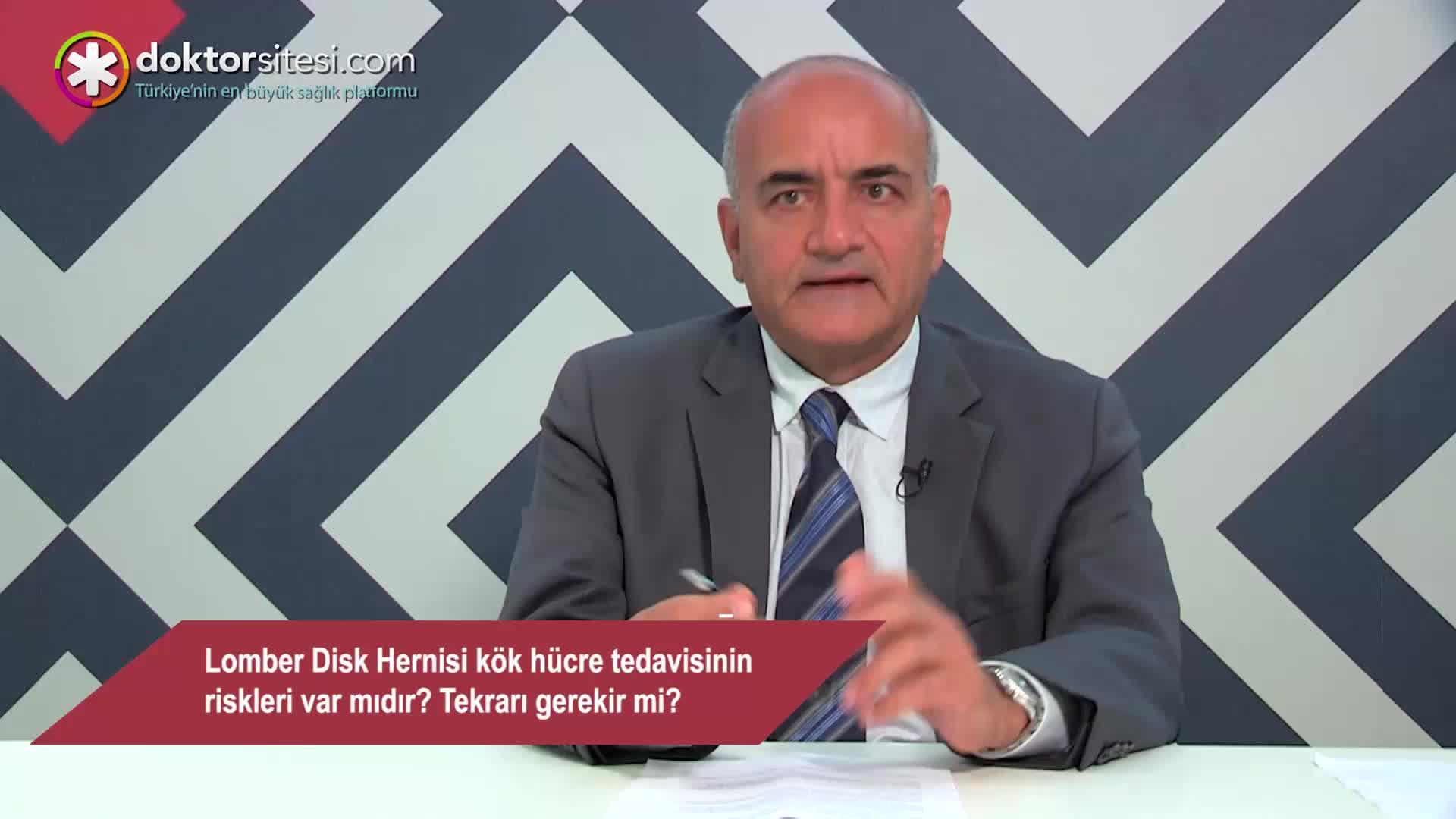 Lomber Disk Hernisi kök hücre tedavisinin riskleri var mıdır? Tekrarı gerekir mi?