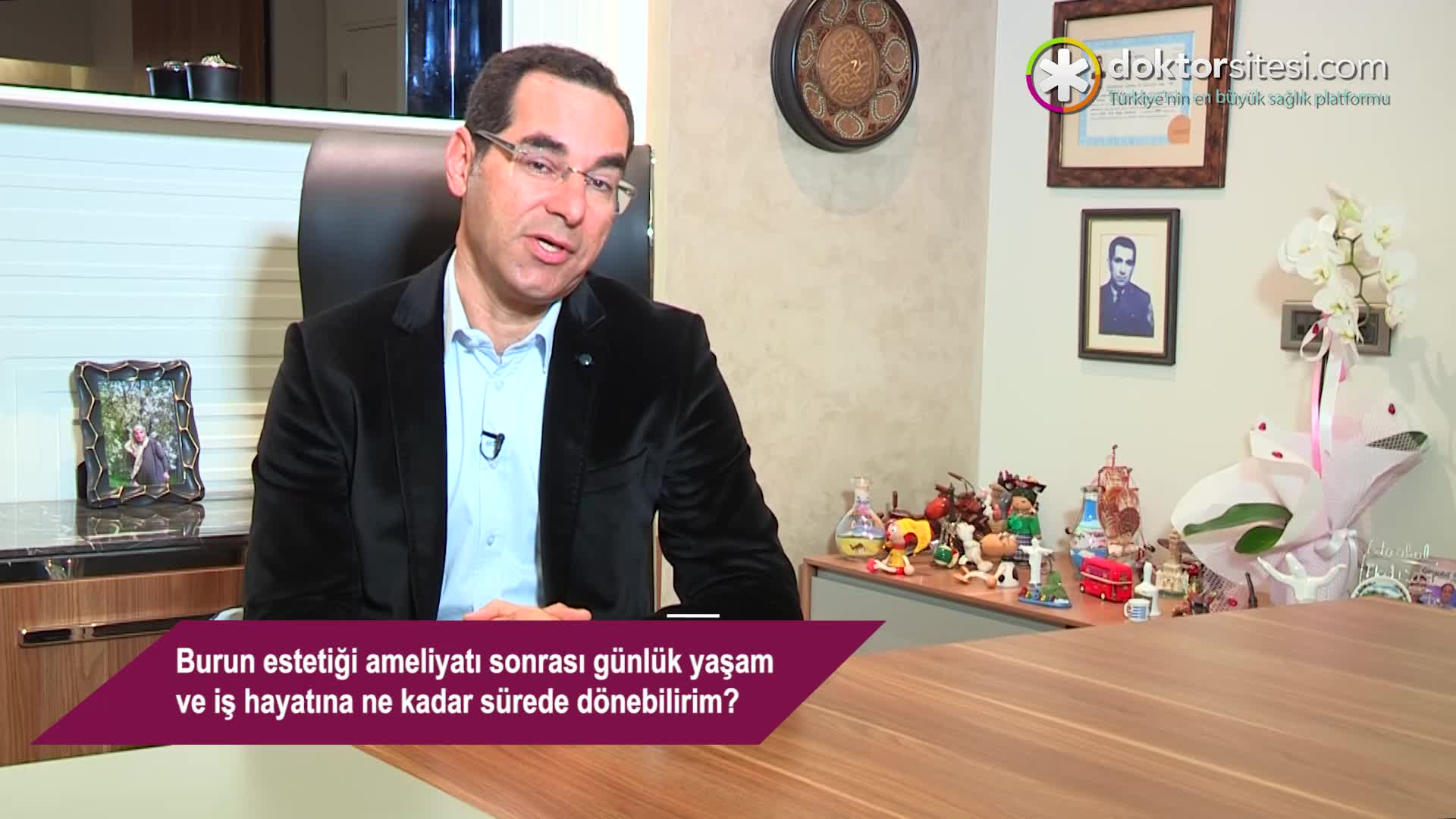 Burun estetiği ameliyatı sonrası günlük yaşam ve iş hayatına ne kadar sürede dönebilirim?