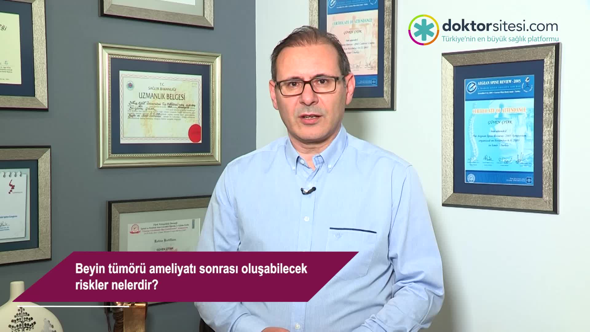 Beyin tümörü ameliyatı sonrası oluşabilecek riskler nelerdir?