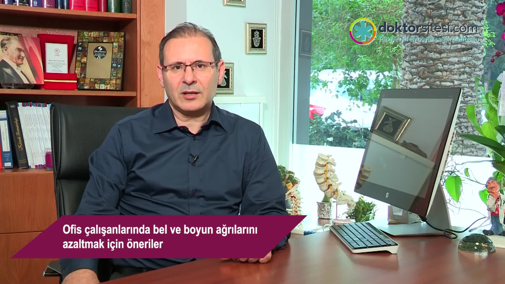 Ofis çalışanlarında bel ve boyun ağrılarını azaltmak için öneriler