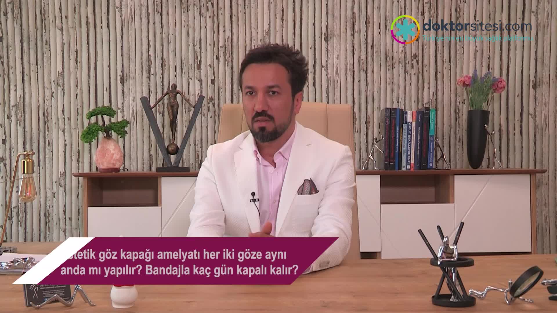 Estetik göz kapağı ameliyatı her iki göze aynı anda mı yapılır? Bandajla kaç gün kapalı kalır?
