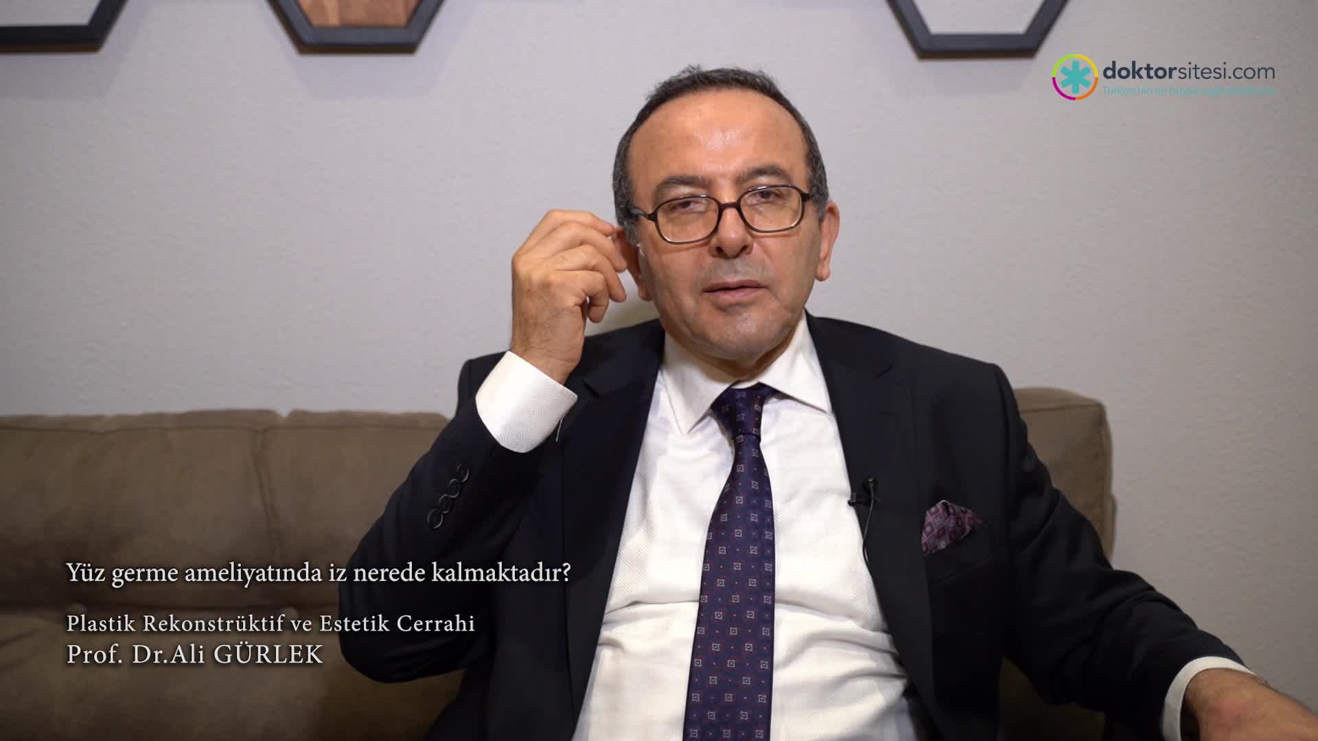 Yüz germe ameliyatında iz nerede kalmaktadır?