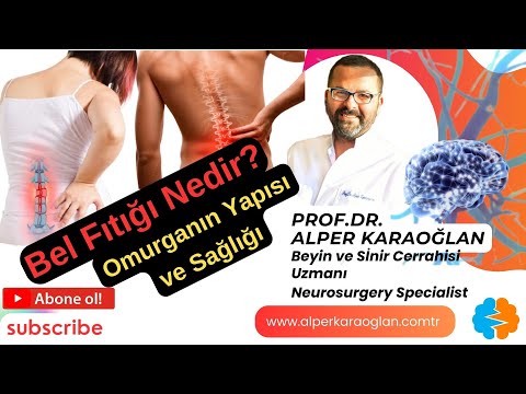 BEL FITIĞI Nedir? Nasıl Anlaşılır? Omurgamızın Yapısı ve Sağlığı | Prof.Dr. Alper KARAOĞLAN