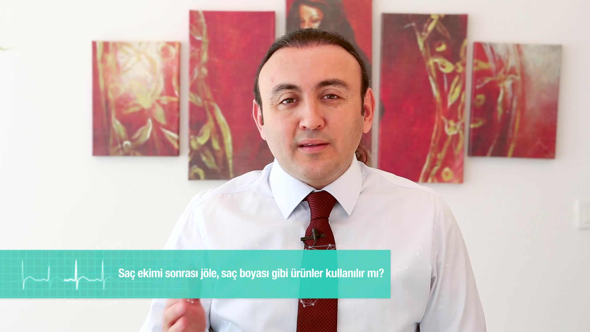 Saç ekimi sonrası jöle, saç boyası gibi ürünler kullanılır mı?