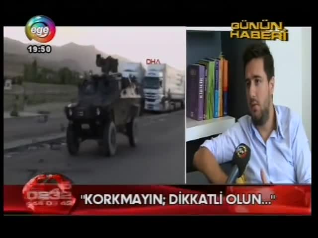 Ege Tv Haber - Terör Korkusu ve Güvensizlik