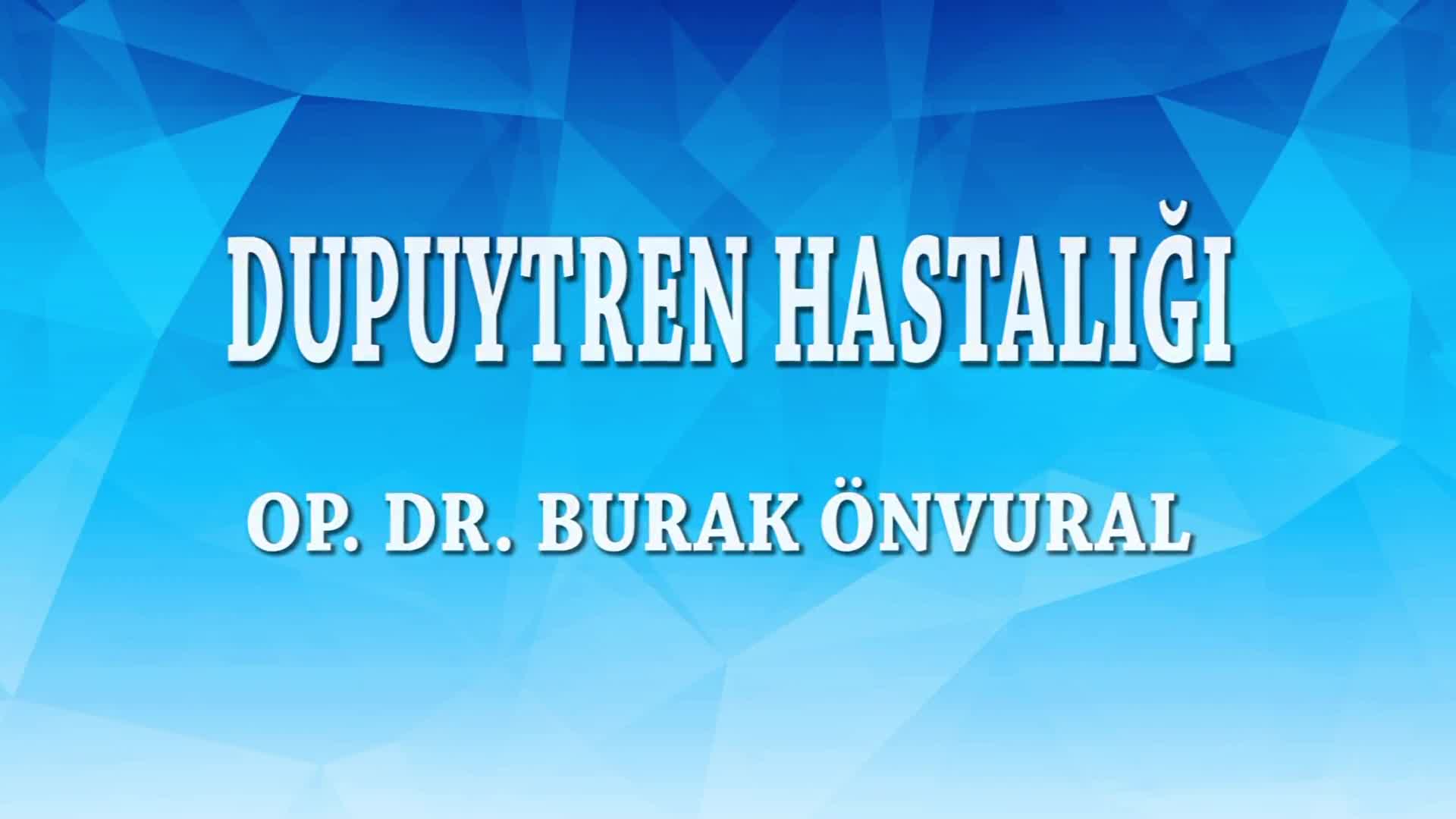 Youtube - Dupuytren hastalığı
