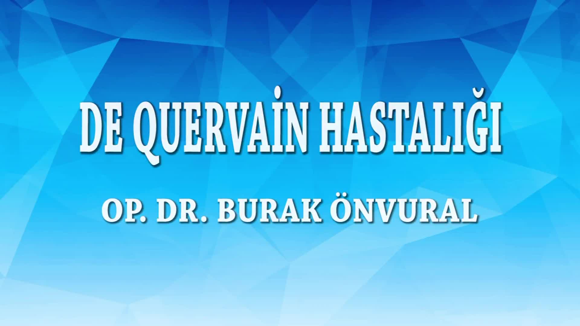 Youtube - De Quervain hastalığı