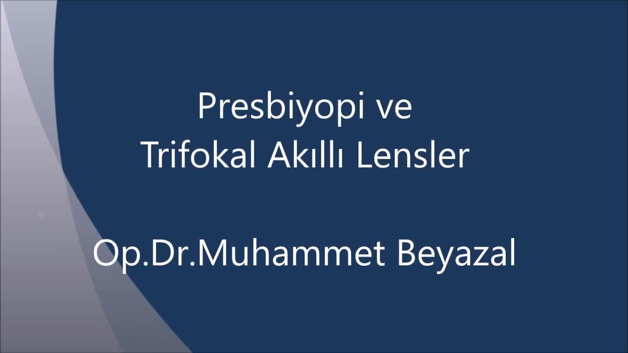 Youtube - Akıllı Lens Ve Presbiyopi hakkında