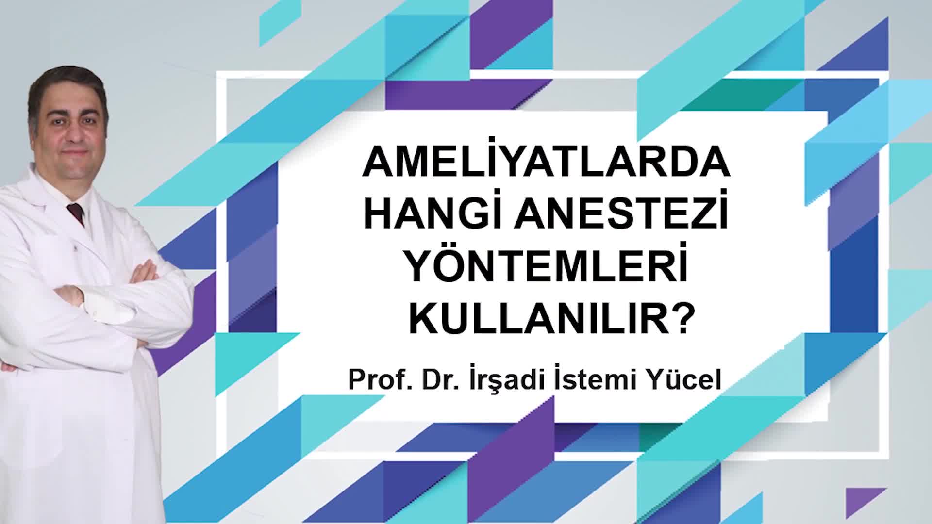 Youtube - Ameliyatlarda hangi anestezi yöntemleri kullanılır?