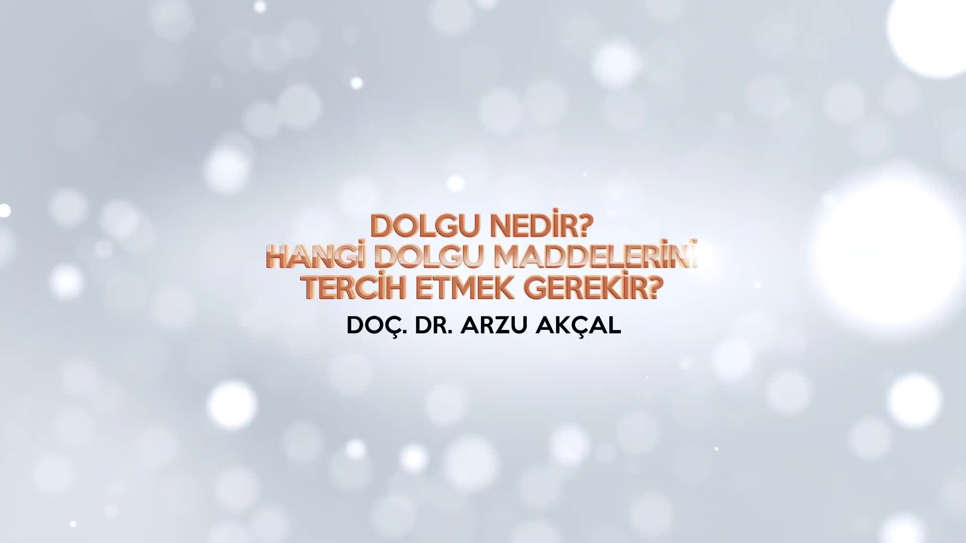 Youtube - Dolgu nedir? Hangi dolgu maddeleri kullanılmalıdır?