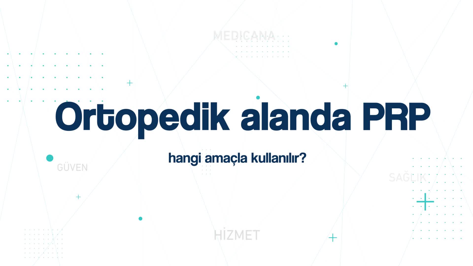 Youtube - Ortopedik alan PRP hangi amaçla kullanılır ?