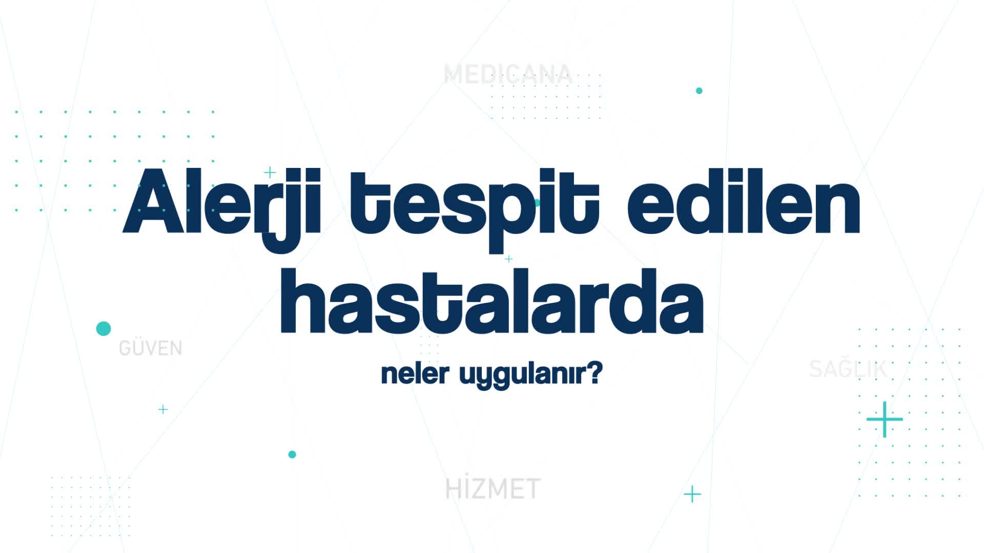 Youtube - Alerji tespit edilen hastalarda neler uygulanır?