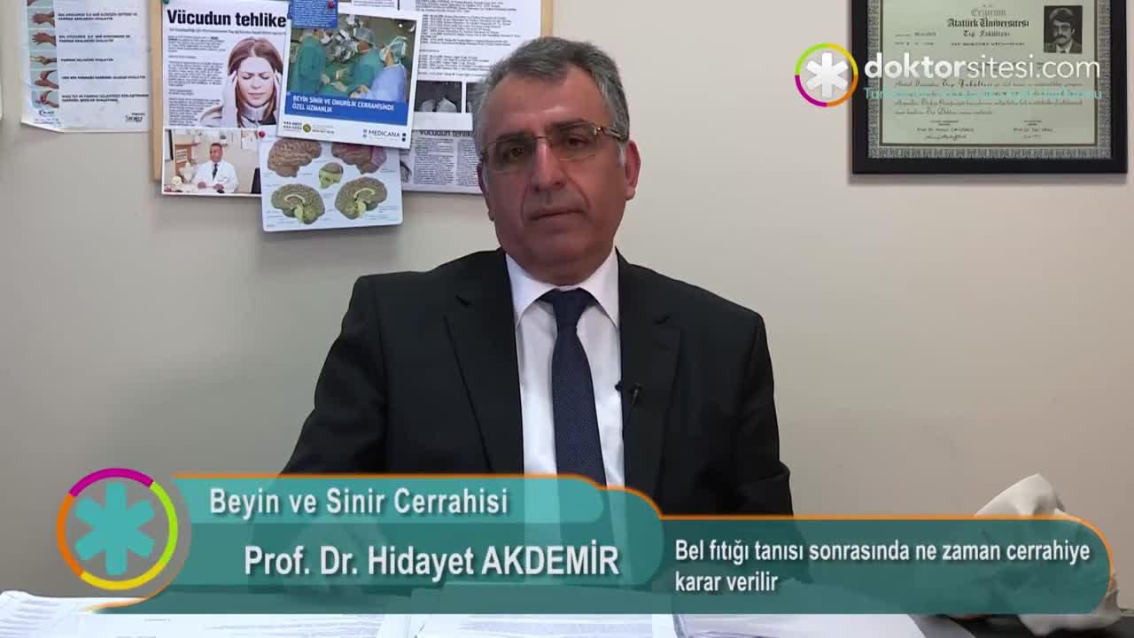Youtube - Bel fıtığı sonrasında ne zaman cerrahiye karar verilir?
