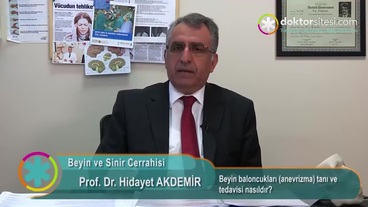 Youtube - Beyin baloncukları anevrizma tanı ve tedavisi nasıldır?