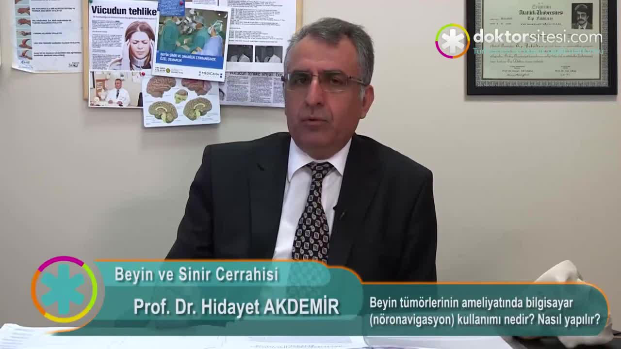 Youtube - Beyin tümörlerinin ameliyatında bilgisayar nöronavigaston kullanımı nedir?