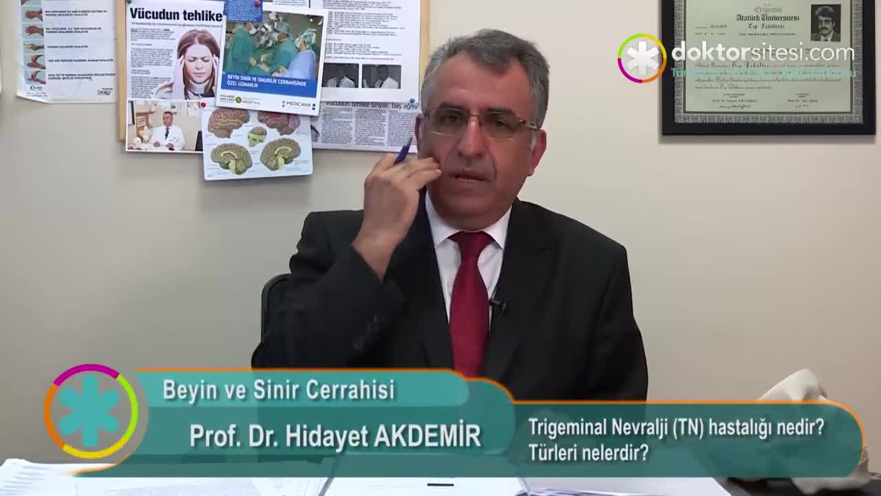 Youtube - Trigeminal Nevralji TN hastalığı nedir? Türleri nelerdir?
